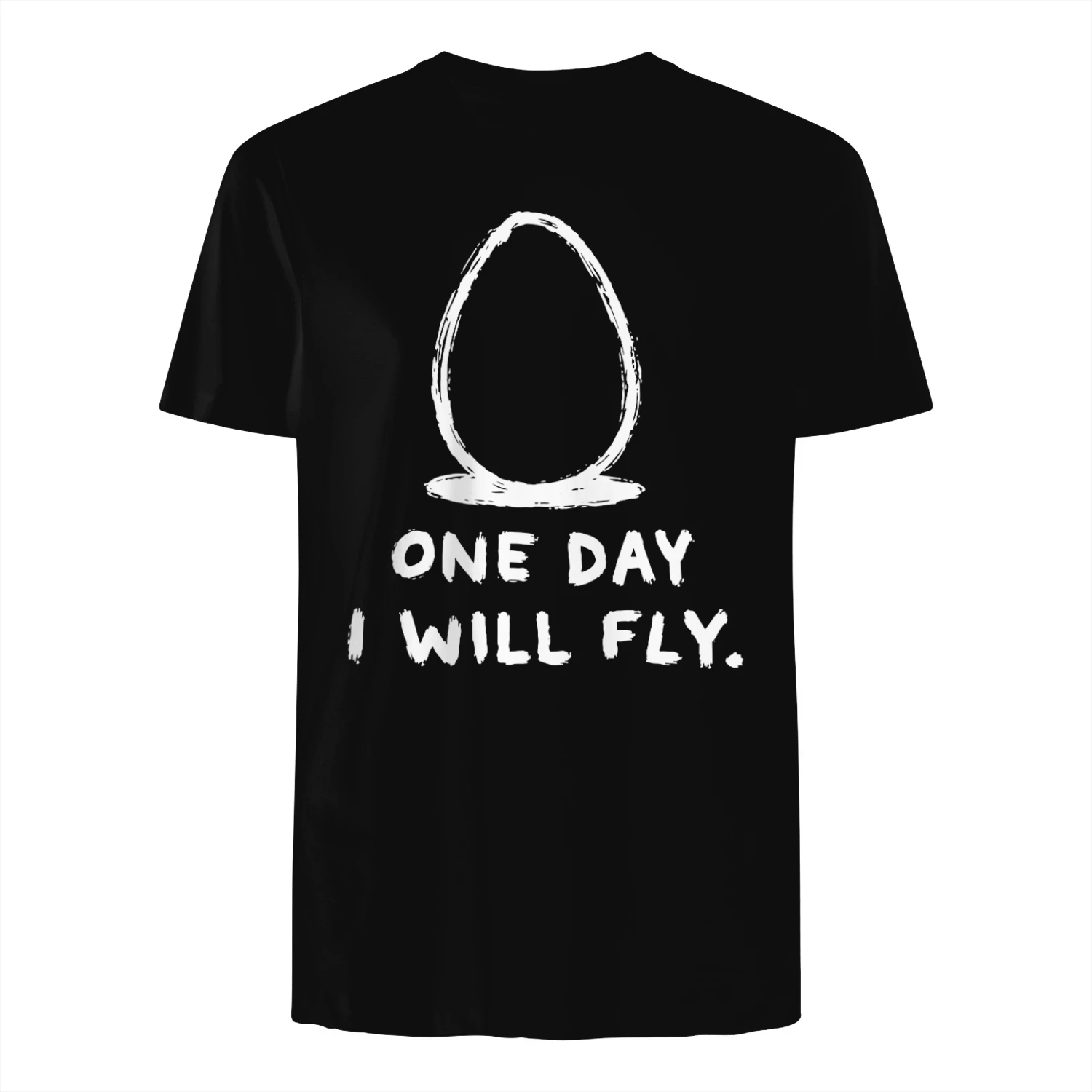 One Day I Will Fly T-Shirt Motivational Graphic Tee, Inspirational Quote Shirt