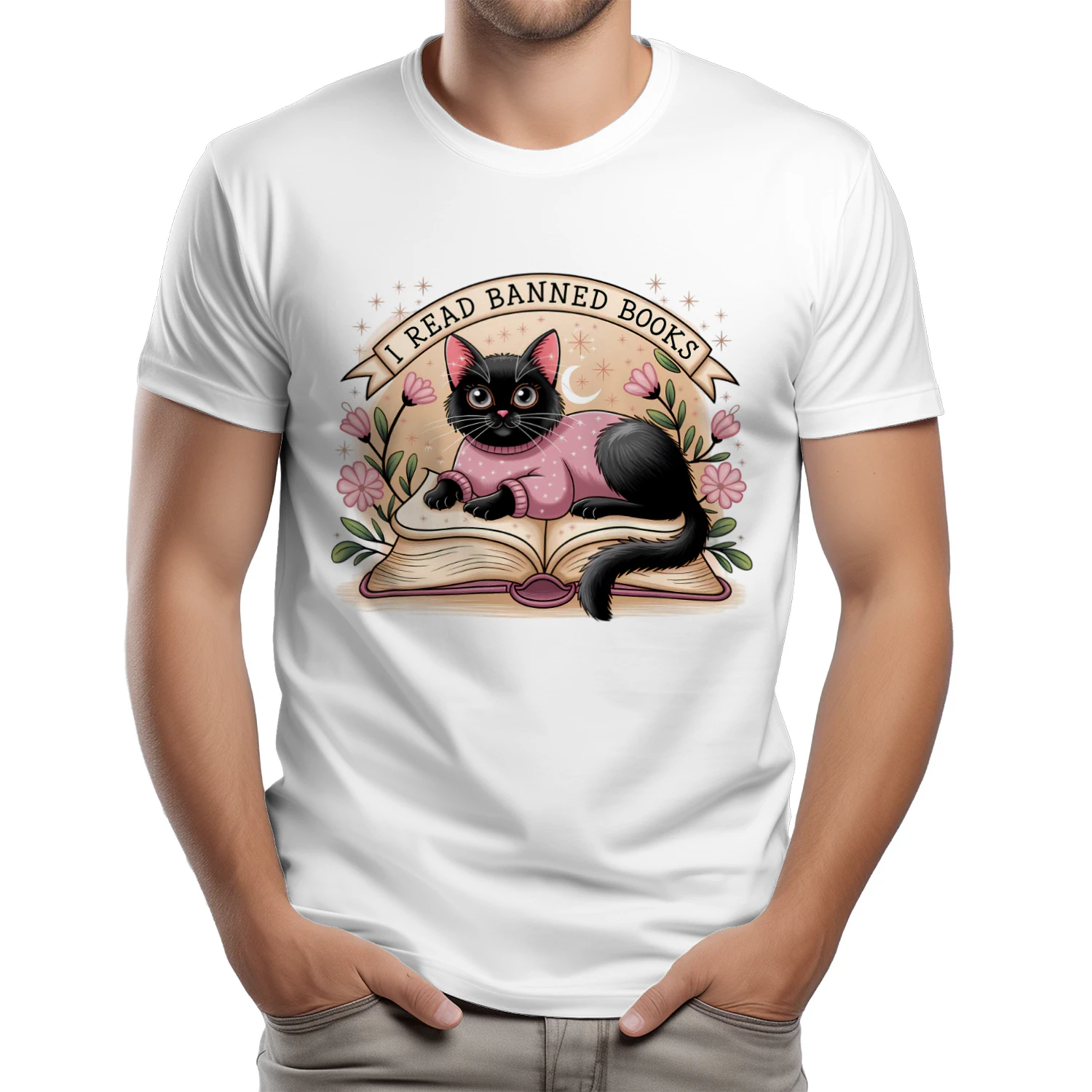 Banned Books Cat Lover Clipart Bundle