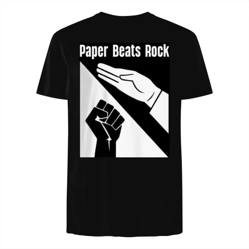 PAPER BEATS ROCK 