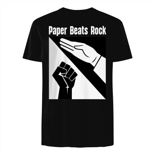 PAPER BEATS ROCK 