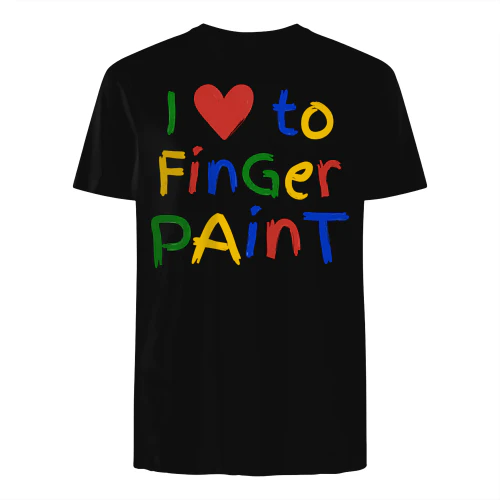 I LOVE TO FINGER PAINT