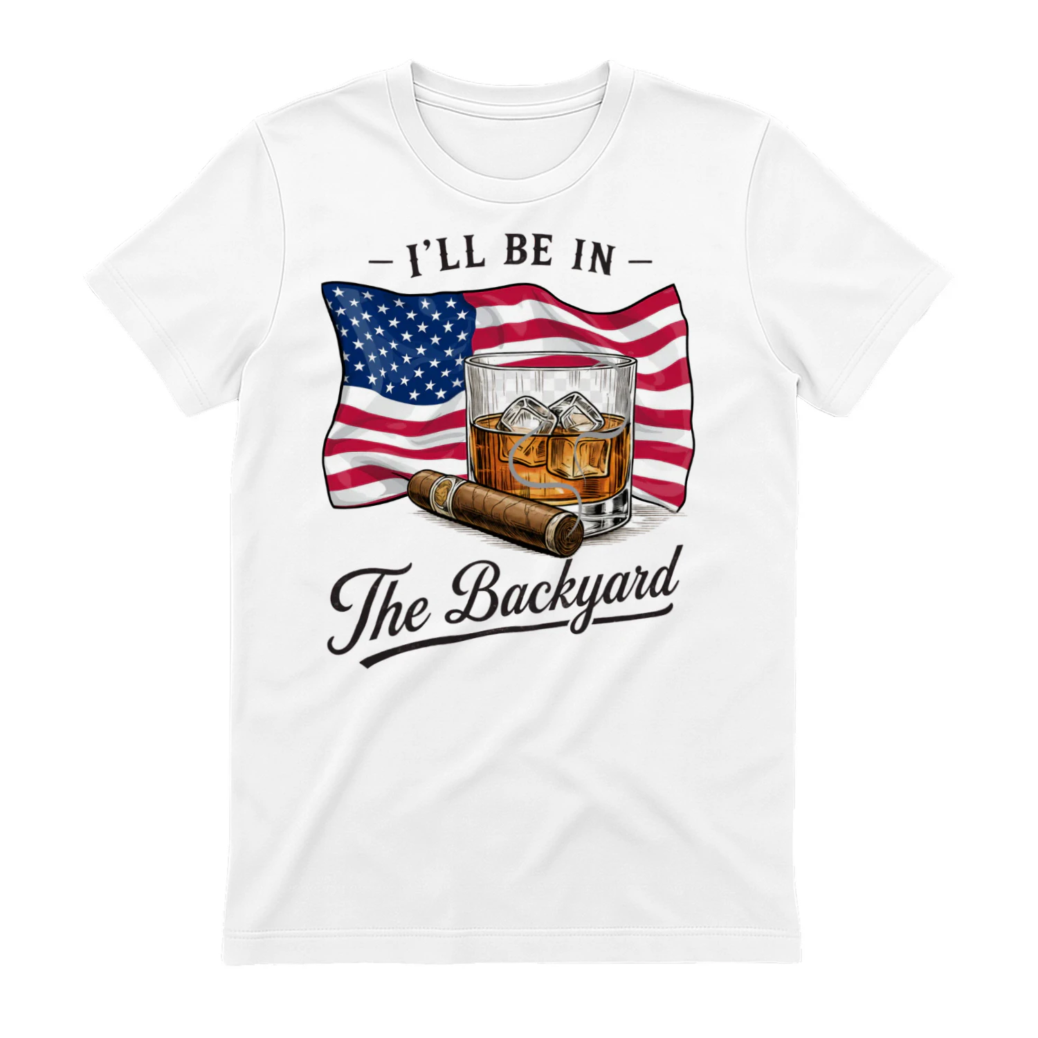 i`ll be in the Backyard T-SHIRT
