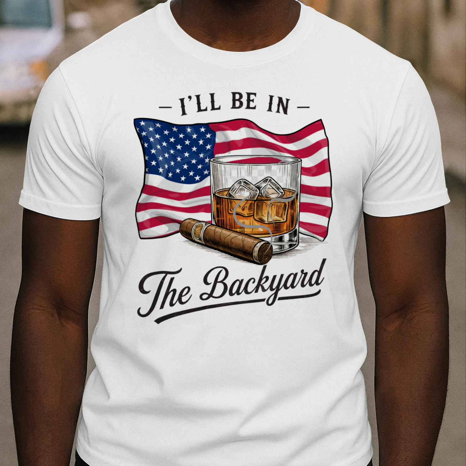 i`ll be in the Backyard T-SHIRT