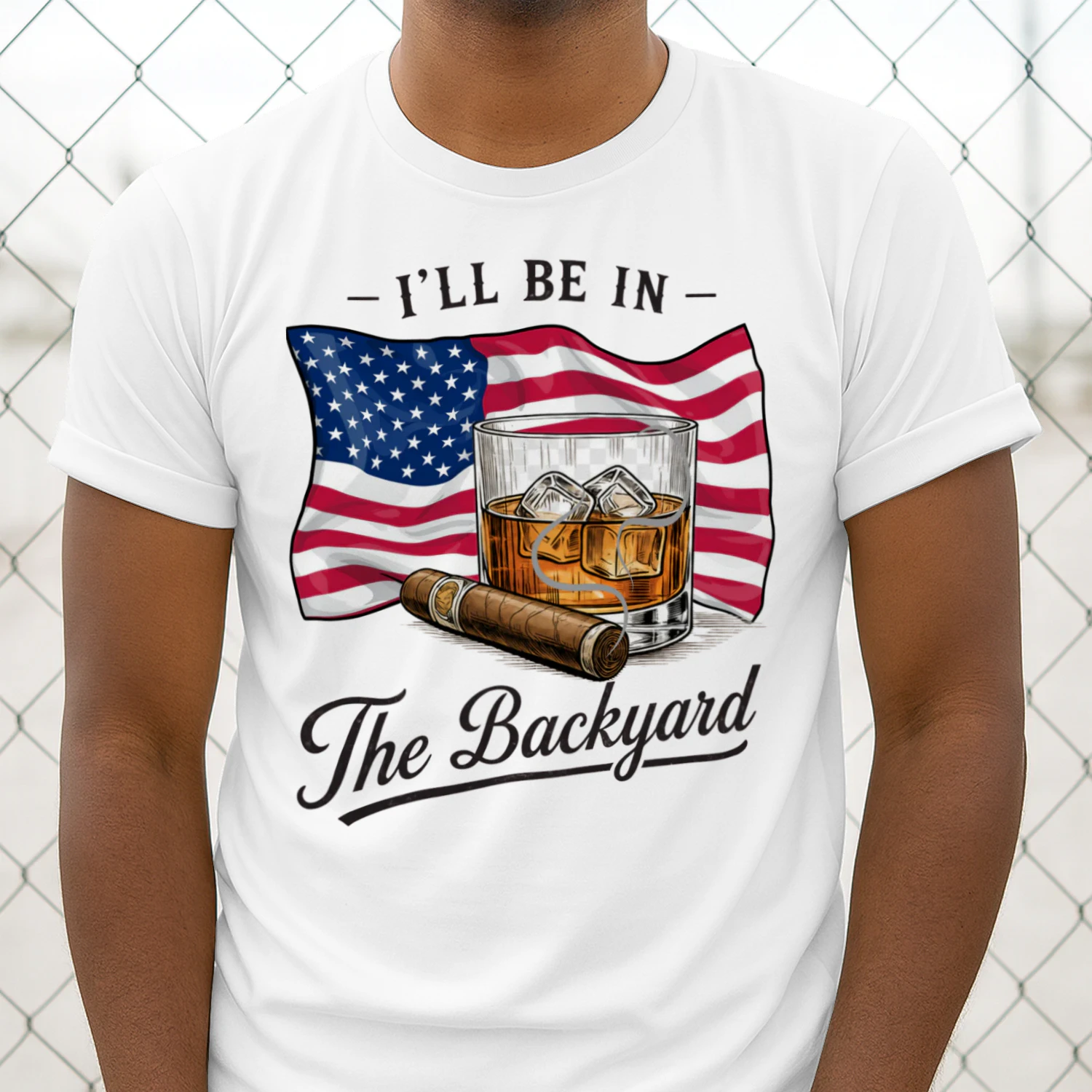 i`ll be in the Backyard T-SHIRT