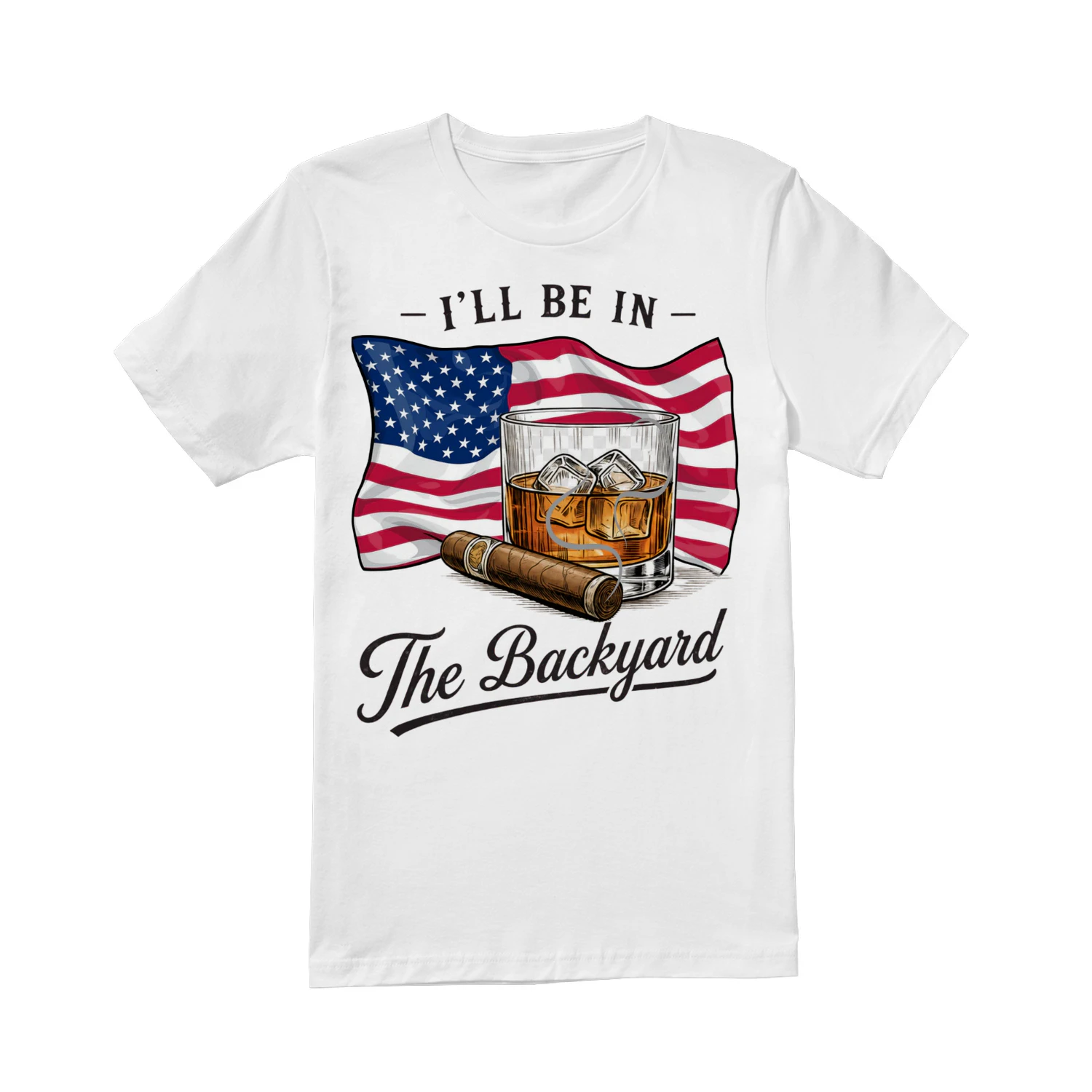 i`ll be in the Backyard T-SHIRT
