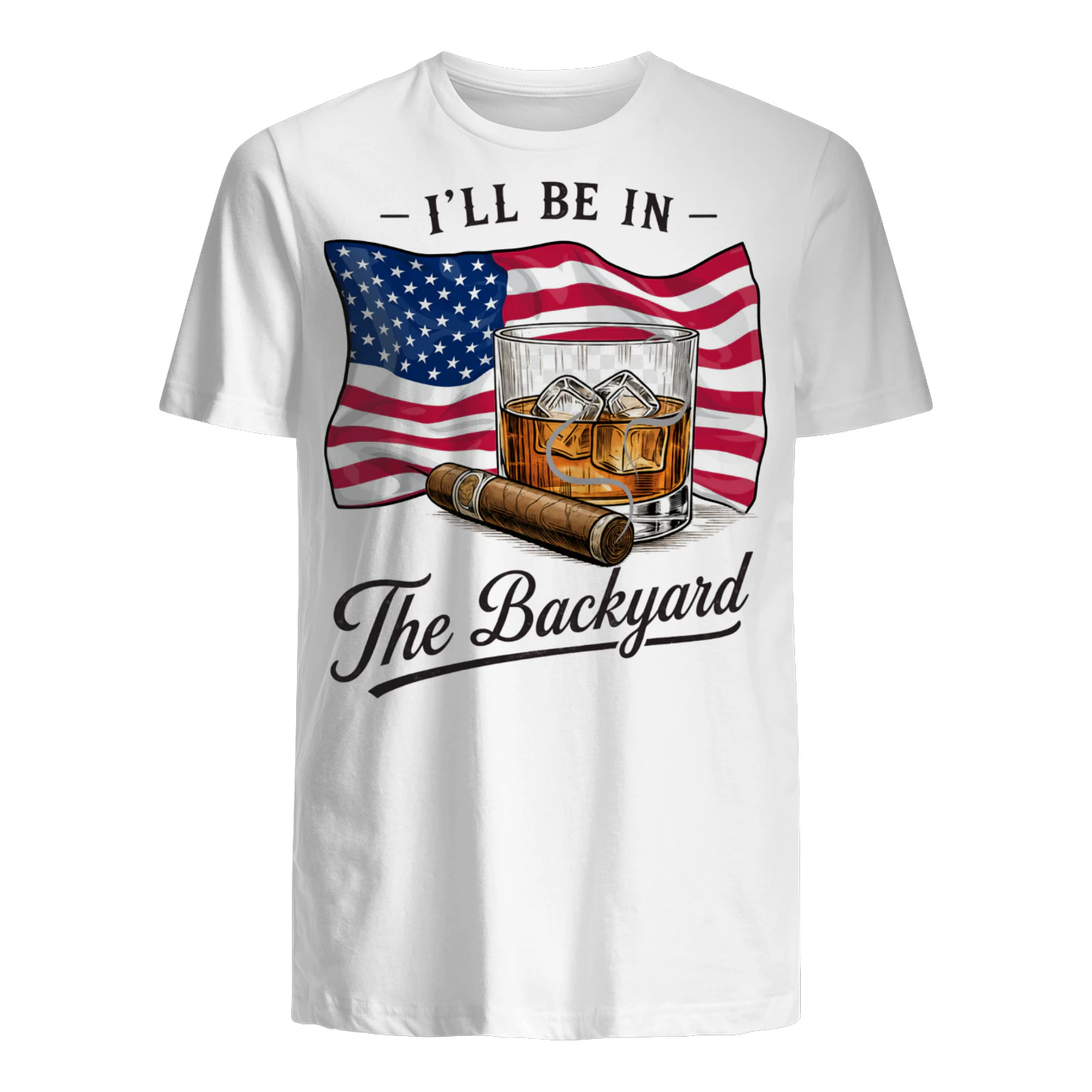 i`ll be in the Backyard T-SHIRT