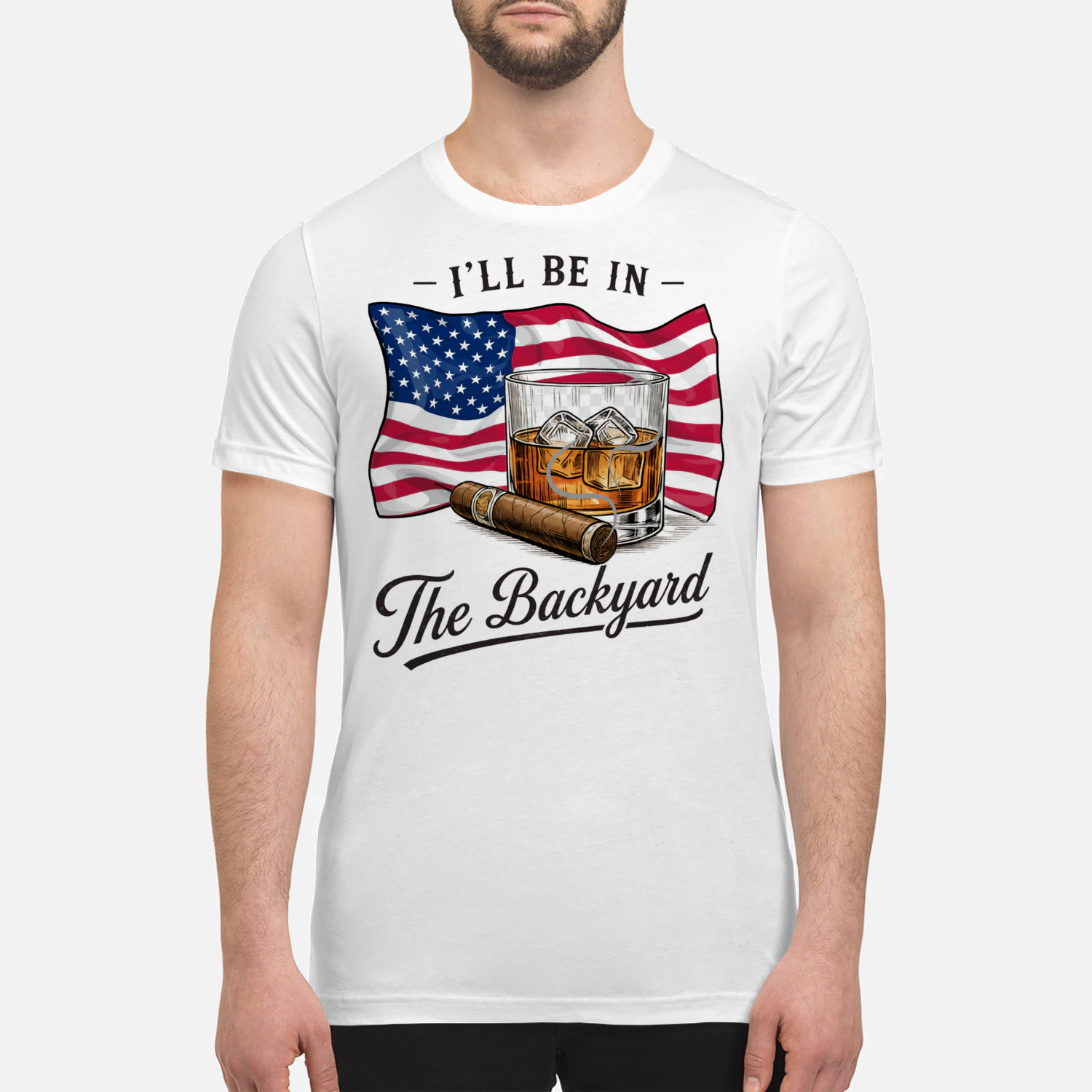 i`ll be in the Backyard T-SHIRT