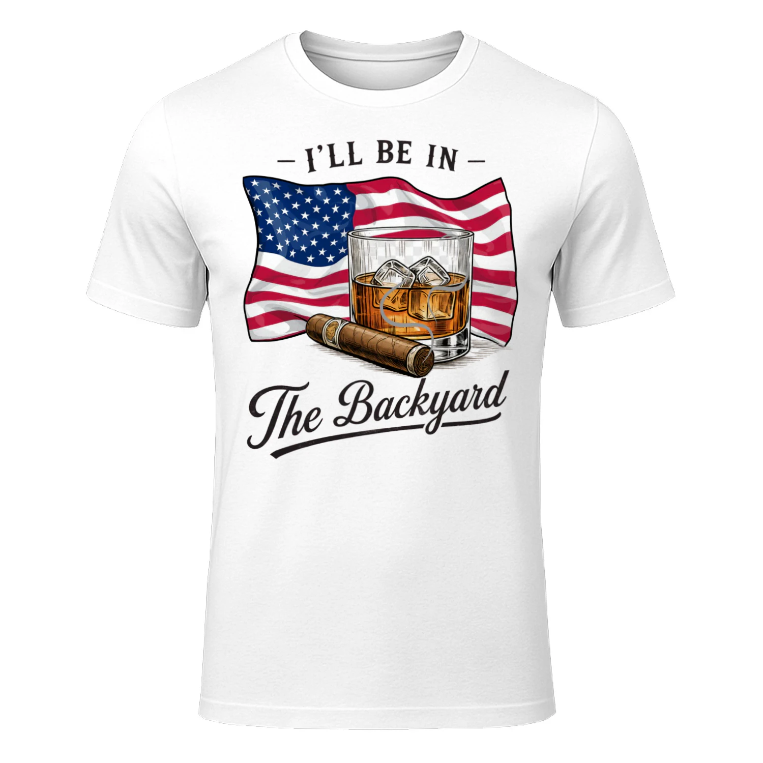 i`ll be in the Backyard T-SHIRT