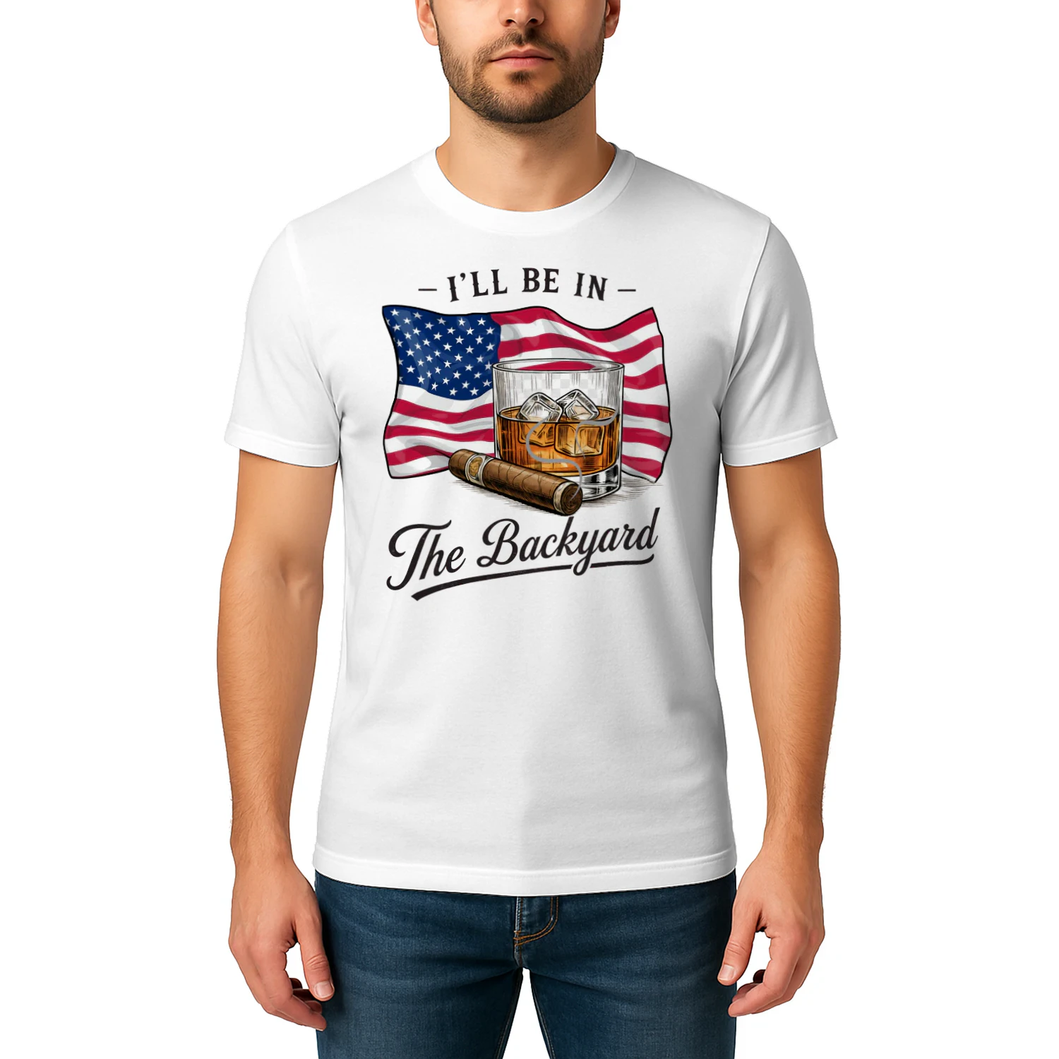 i`ll be in the Backyard T-SHIRT