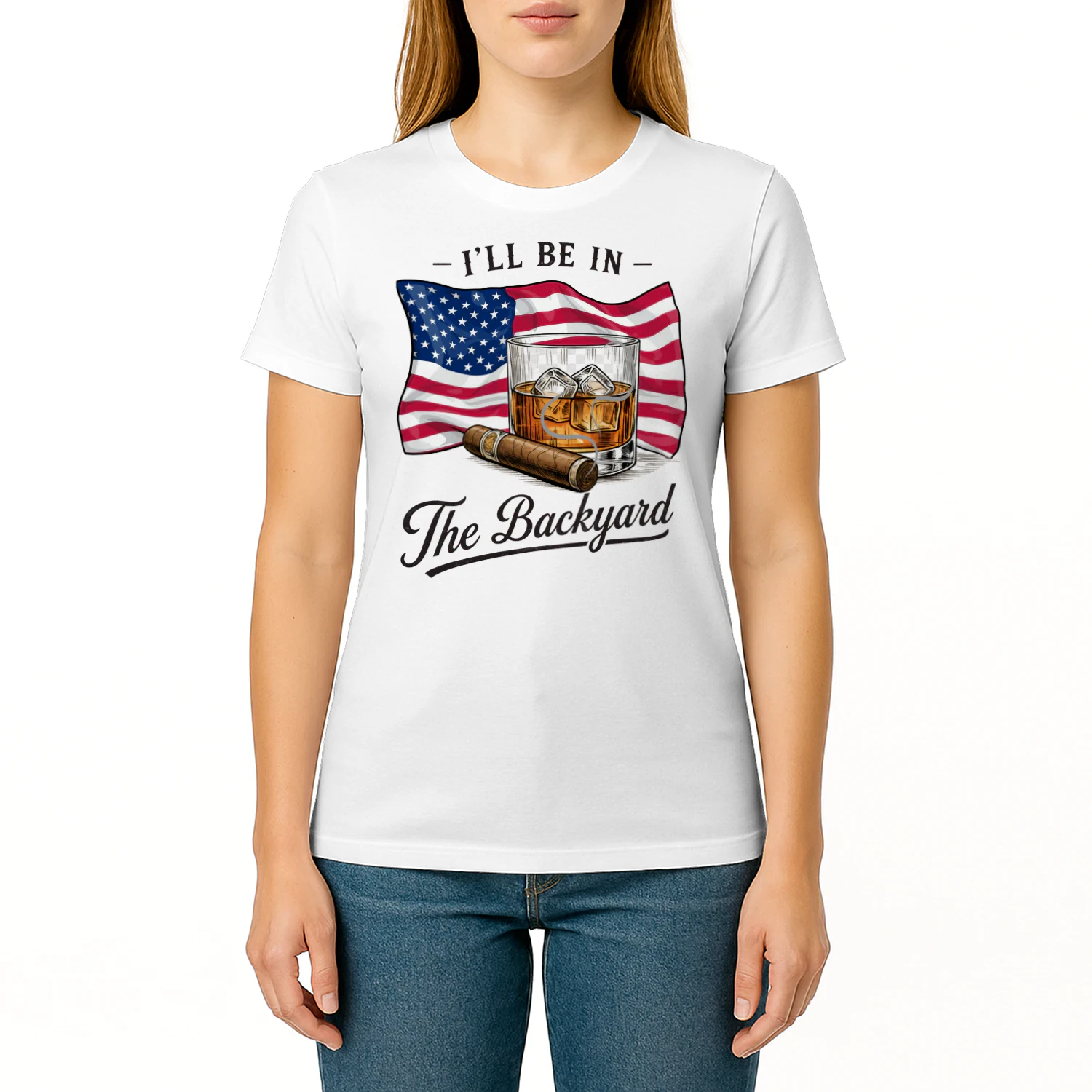 i`ll be in the Backyard T-SHIRT