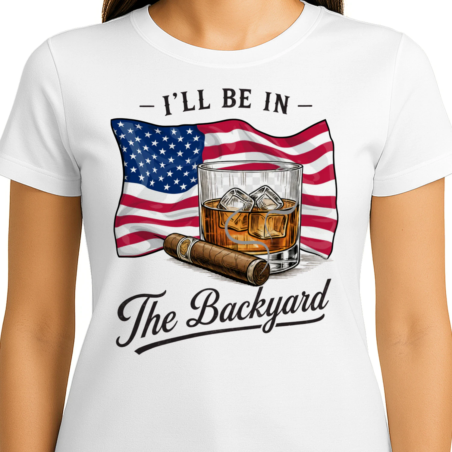 i`ll be in the Backyard T-SHIRT