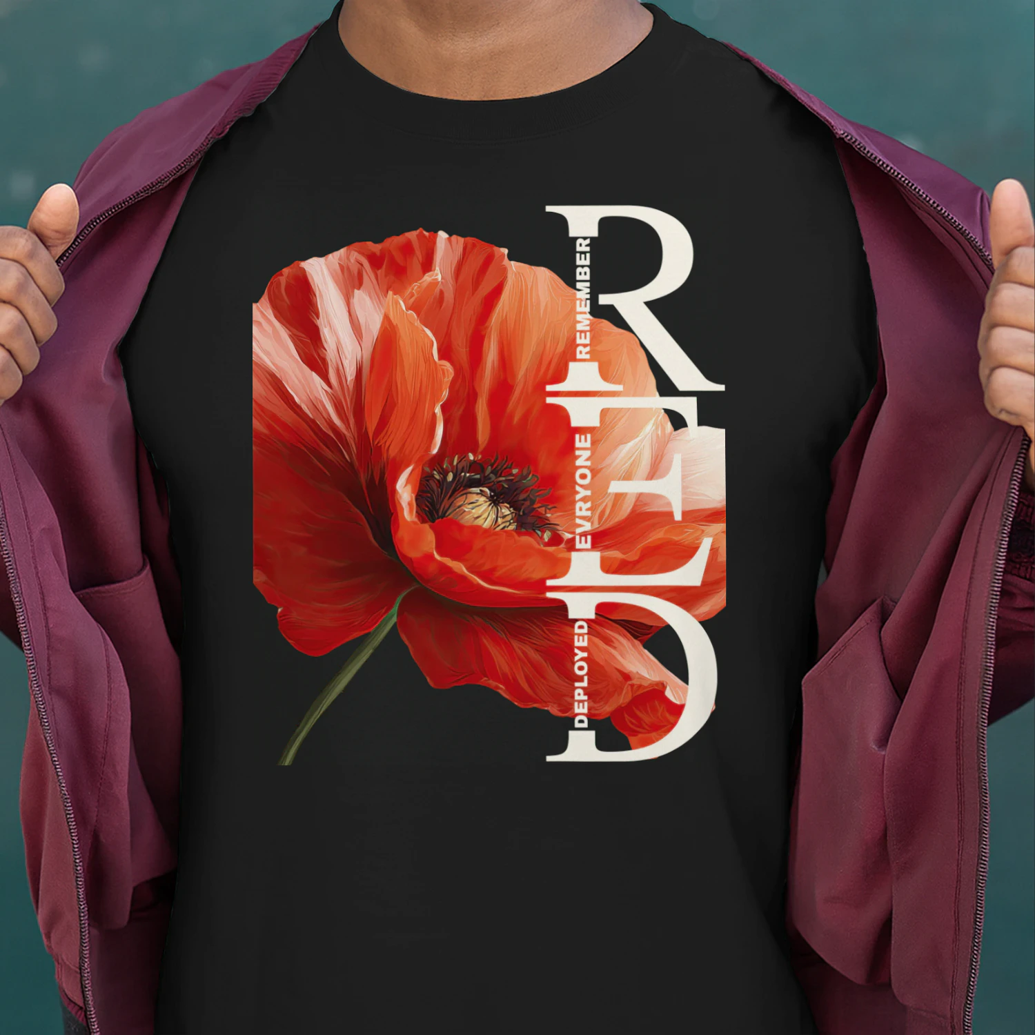 4th of july remember everyone deployed  Red puppy t-shirt