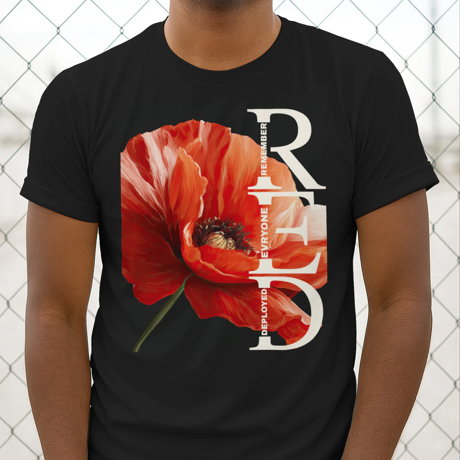 4th of july remember everyone deployed  Red puppy t-shirt