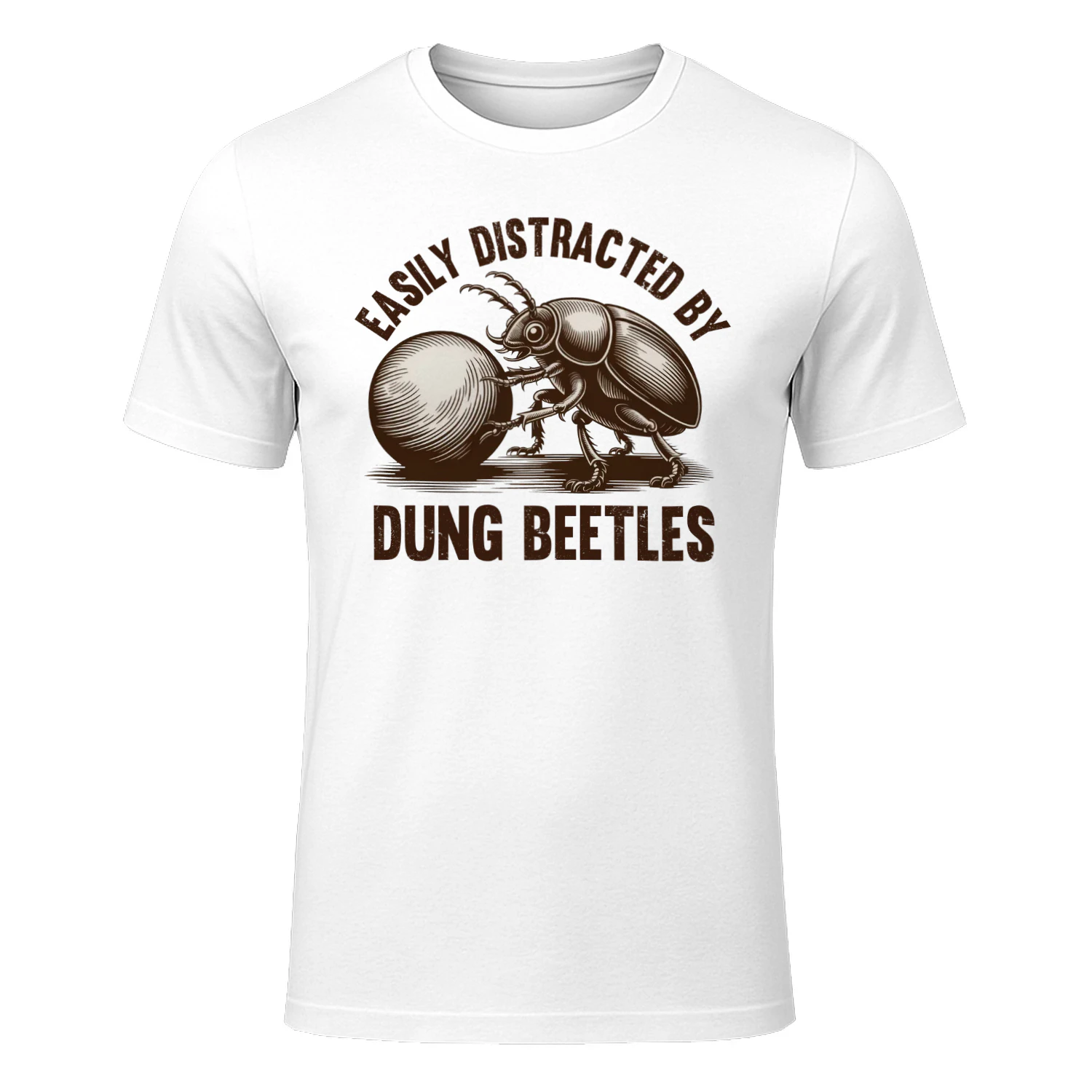Dung Beetle Shirt, Easily Distracted By Dung Beetles, Entomology Insect T-Shirt, Dung Beetle Lover, Nature Lover Gift