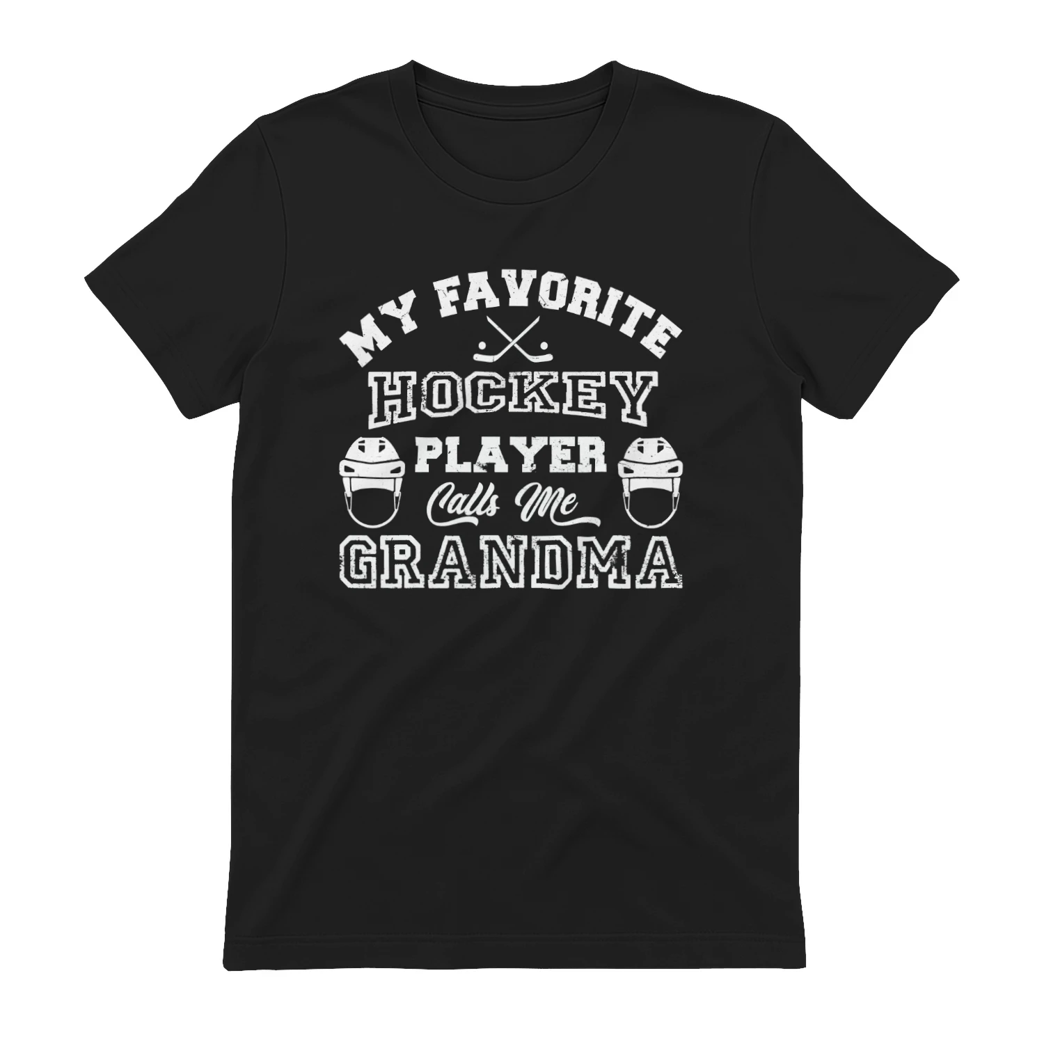 Hockey Grandma Shirt, Hockey Sticks Shirt, Grandma Hockey Shirt, My Favorite Hockey Player Calls Me Grandma