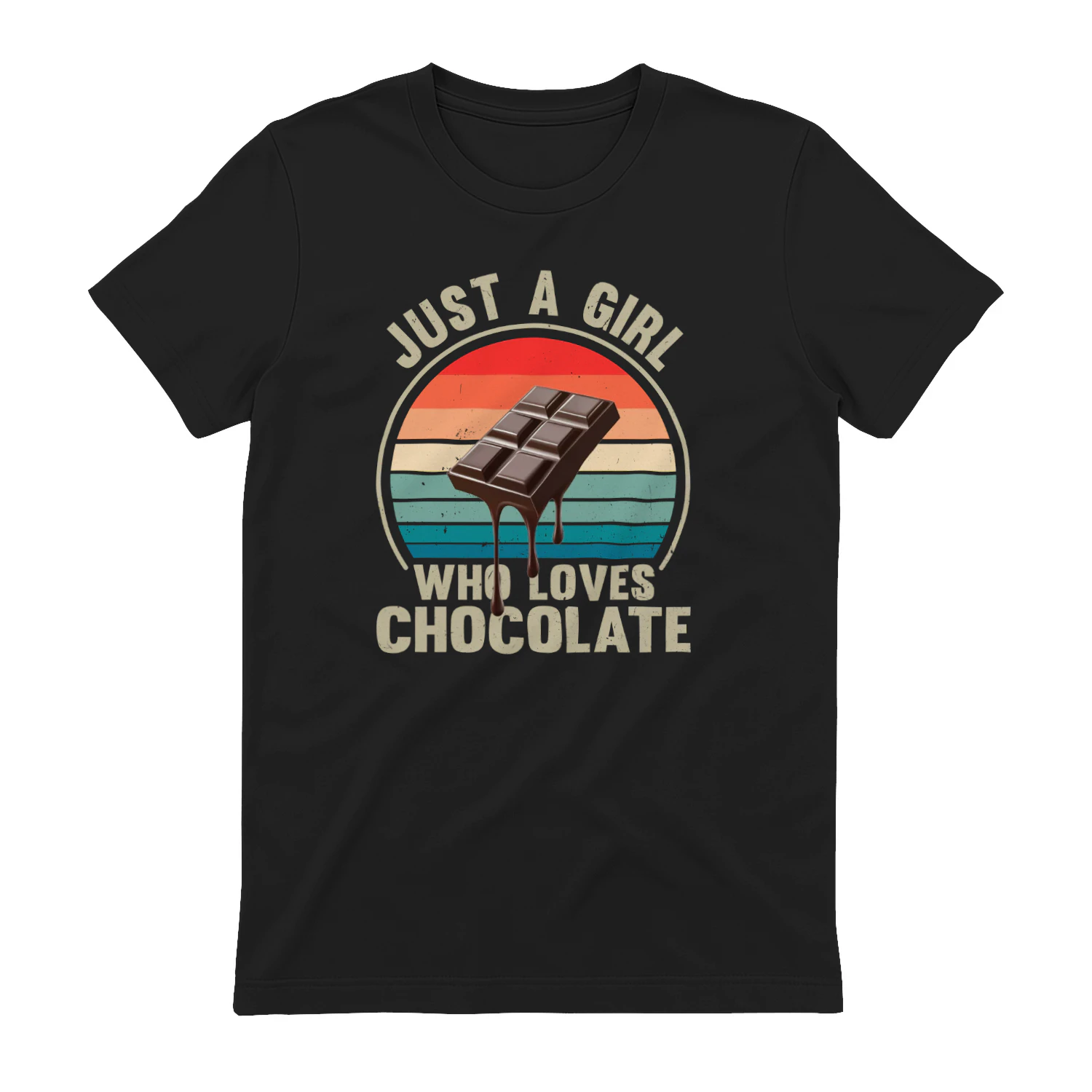 Chocolate Shirt, Just A Girl Who Loves Chocolate, Chocolate Lover Gift, Hot Chocolate Shirt