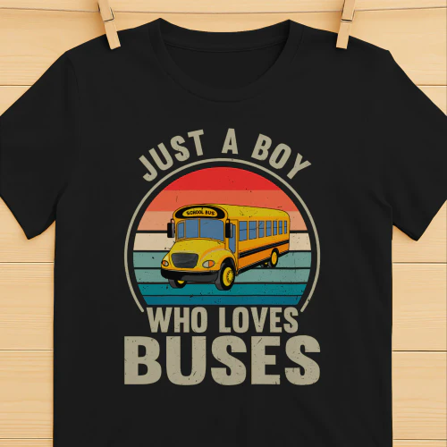 School Boy Bus 