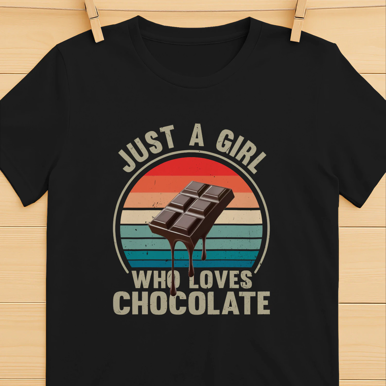 Chocolate Shirt, Just A Girl Who Loves Chocolate, Chocolate Lover Gift, Hot Chocolate Shirt