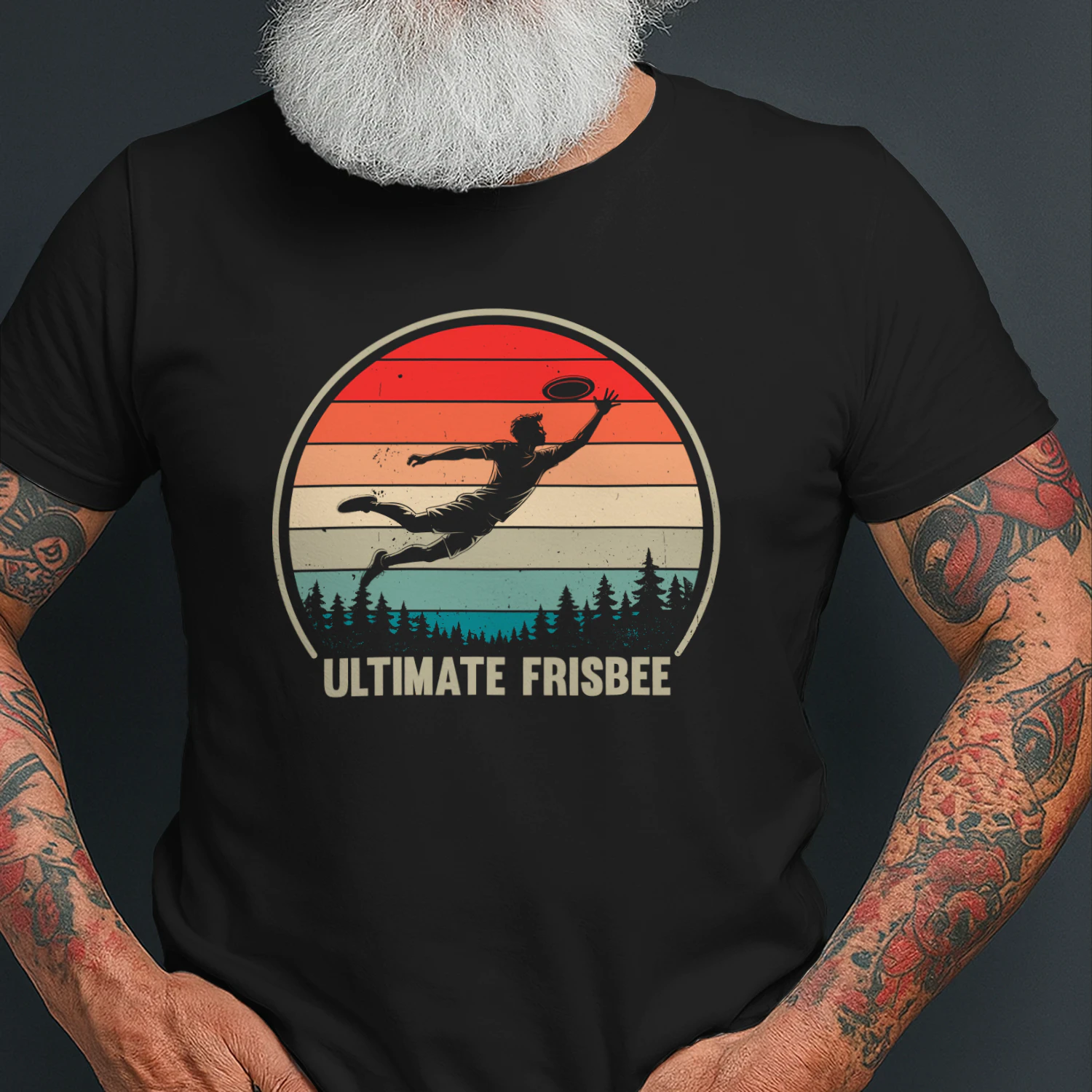 Ultimate Frisbee T-shirt, Vintage Frisbee Shirt, Frisbee Player Gift, Frisbee Fan Gift, Ultimate Disc Shirt, Frisbee Lover Tee, Flying Disc Player, Disc Golf Shirt