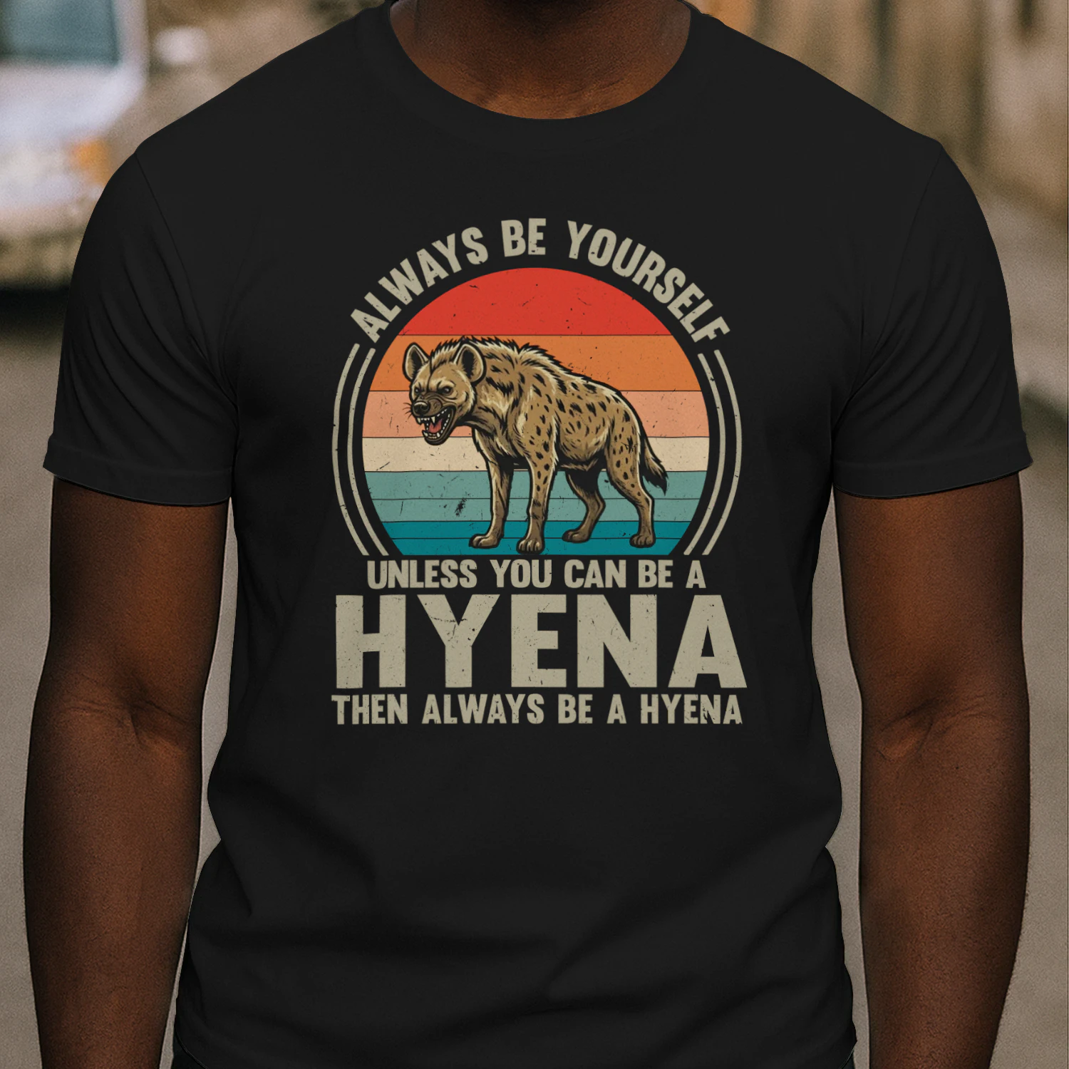 Hyena Shirt, Funny Hyena Lover Gift, Wildlife Animal Tee, African Safari Shirt, Zoo Keeper Gift, Zoologist Gift, Animal Lover T-Shirt