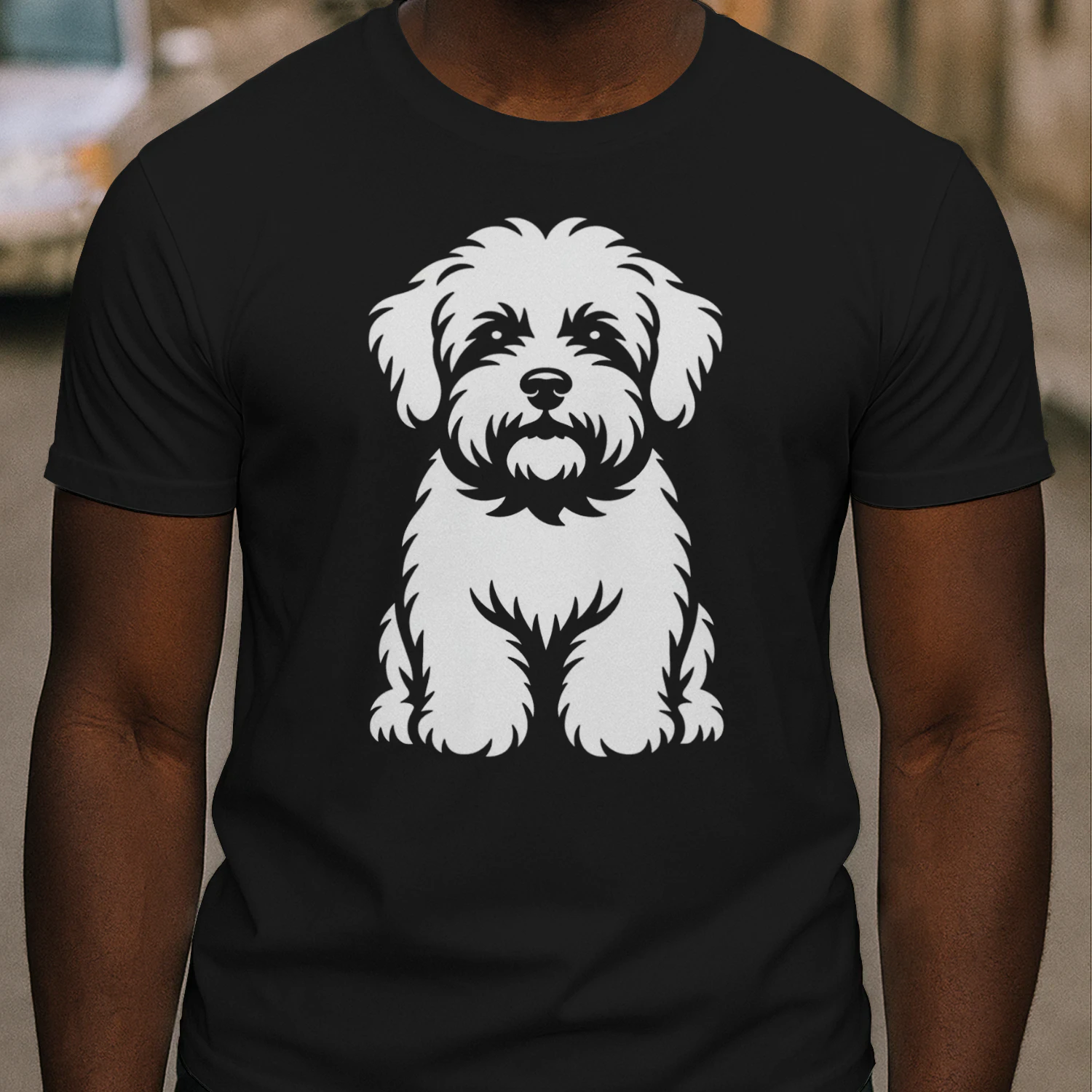 Bichon Frise Line Art, Bichon Frise T-shirt, Bichon Frise Lover Gift, Bichon Frise Owner Gift, Paws Pet shirt