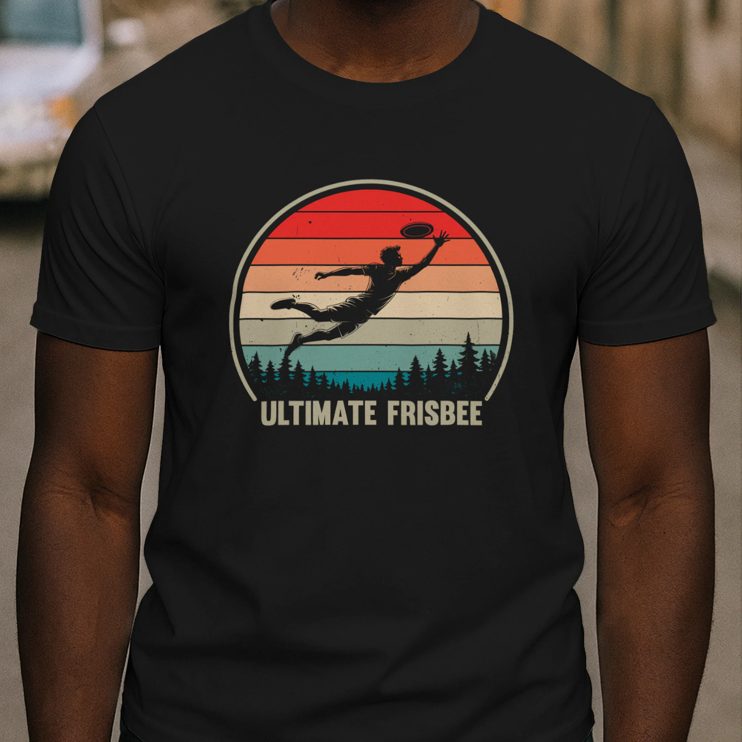 Ultimate Frisbee T-shirt, Vintage Frisbee Shirt, Frisbee Player Gift, Frisbee Fan Gift, Ultimate Disc Shirt, Frisbee Lover Tee, Flying Disc Player, Disc Golf Shirt