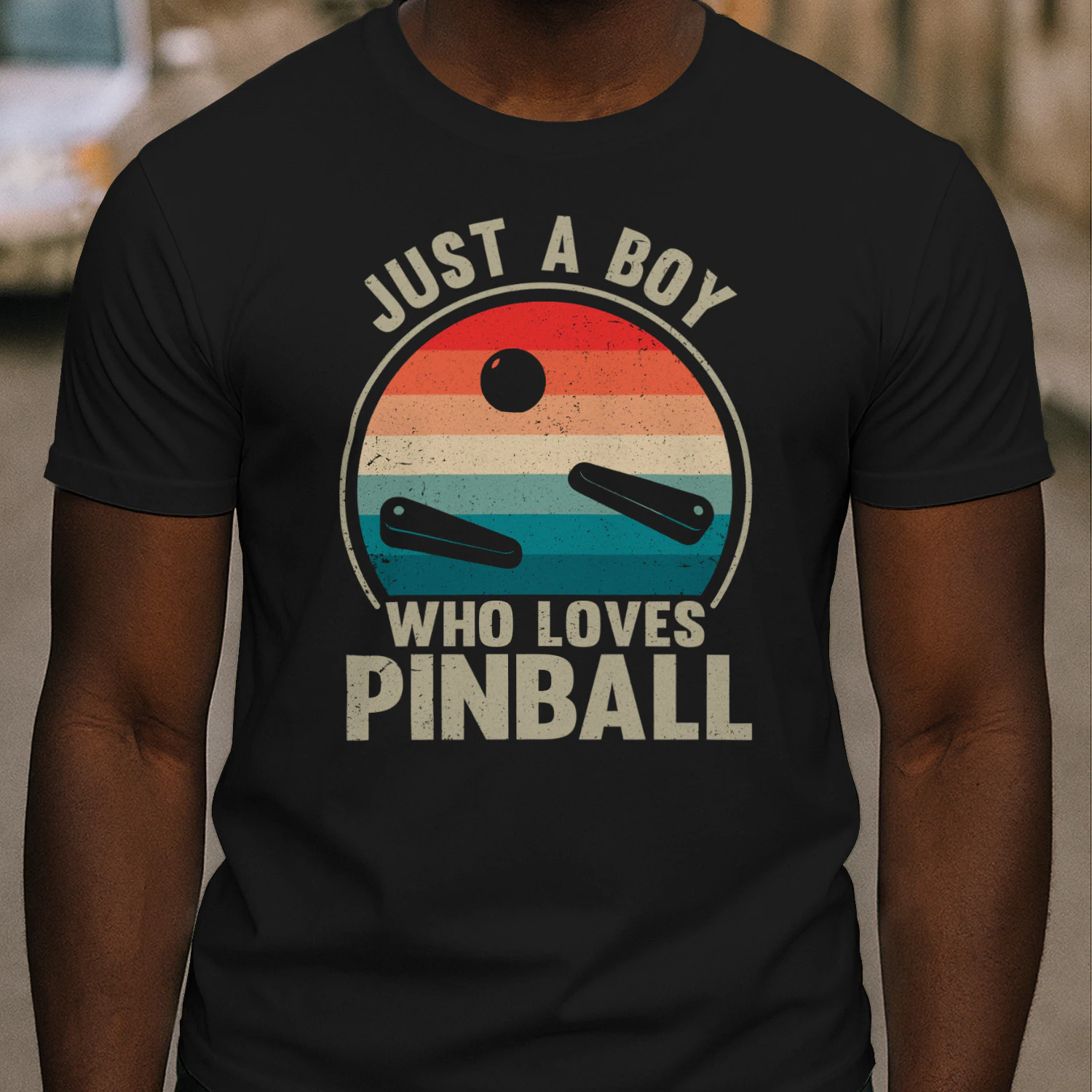 Just A Boy Who Loves Pinball Shirt – Arcade Game Tee for Kids Adults