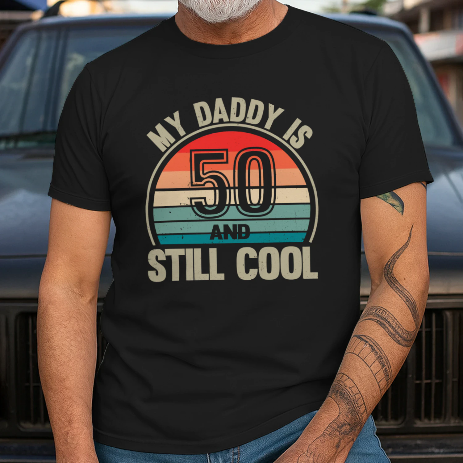 My Daddy Is 50 And Still Cool Vintage 50th Birthday Dad