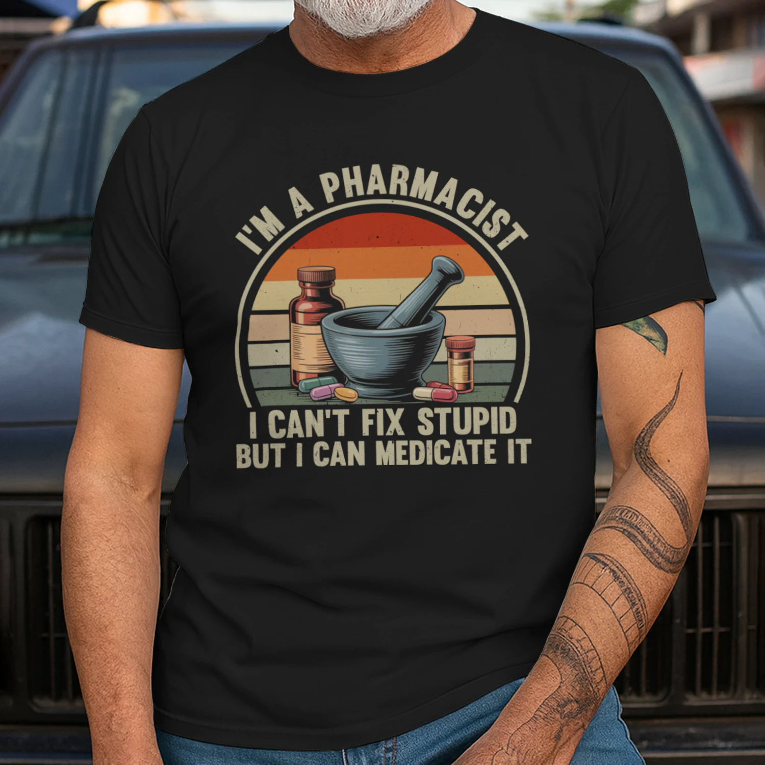Pharmacy Shirt, I’m a Pharmacist I Can't Fix Stupid but I Can Medicate It, Pharmacist Gift