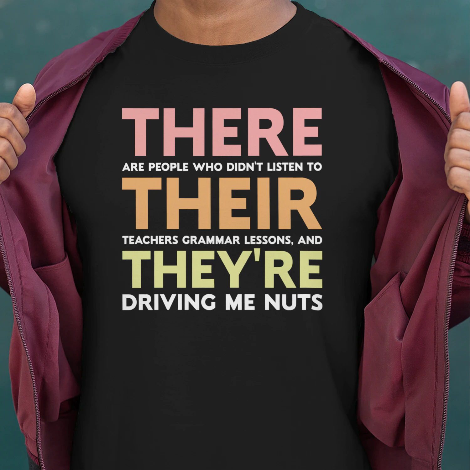 There Their They’re Shirt, Grammar Teacher Shirt, Grammar Lover Gift, English Teacher Shirt, Punctuation Shirt