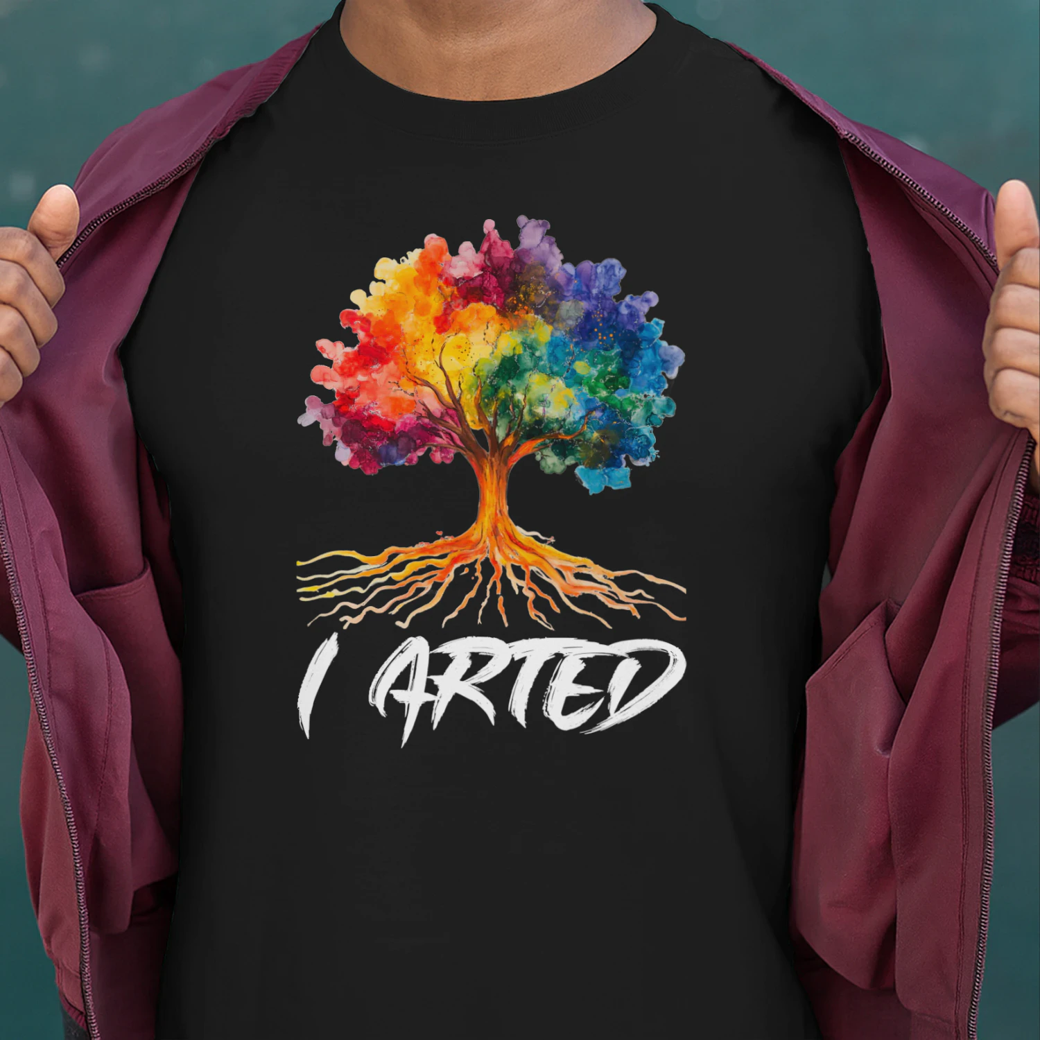 I Arted Shirt, Art Shirt, Artist T-Shirt, Gift for Artist, Art Teacher Gift, Art Lover Gift