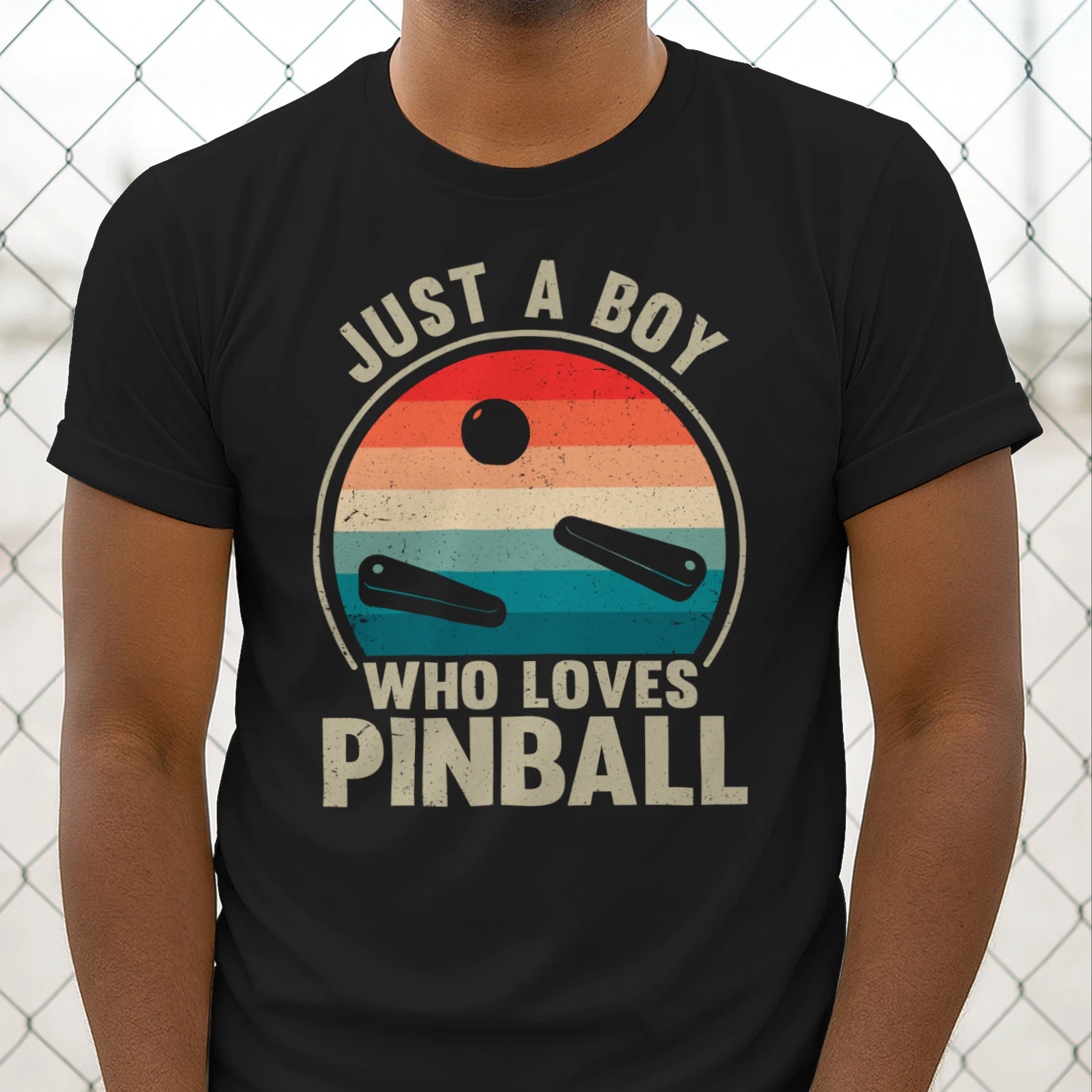 Just A Boy Who Loves Pinball Shirt – Arcade Game Tee for Kids Adults