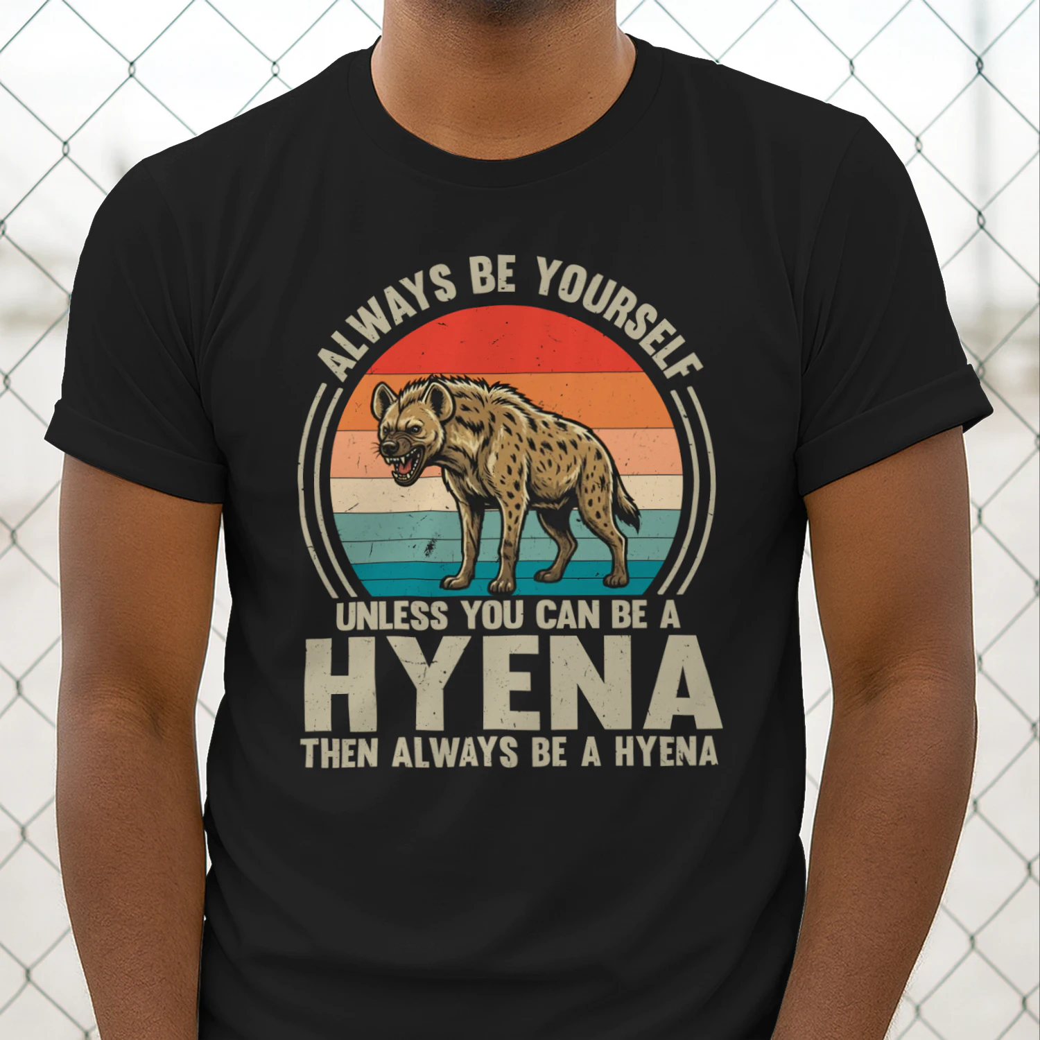 Hyena Shirt, Funny Hyena Lover Gift, Wildlife Animal Tee, African Safari Shirt, Zoo Keeper Gift, Zoologist Gift, Animal Lover T-Shirt