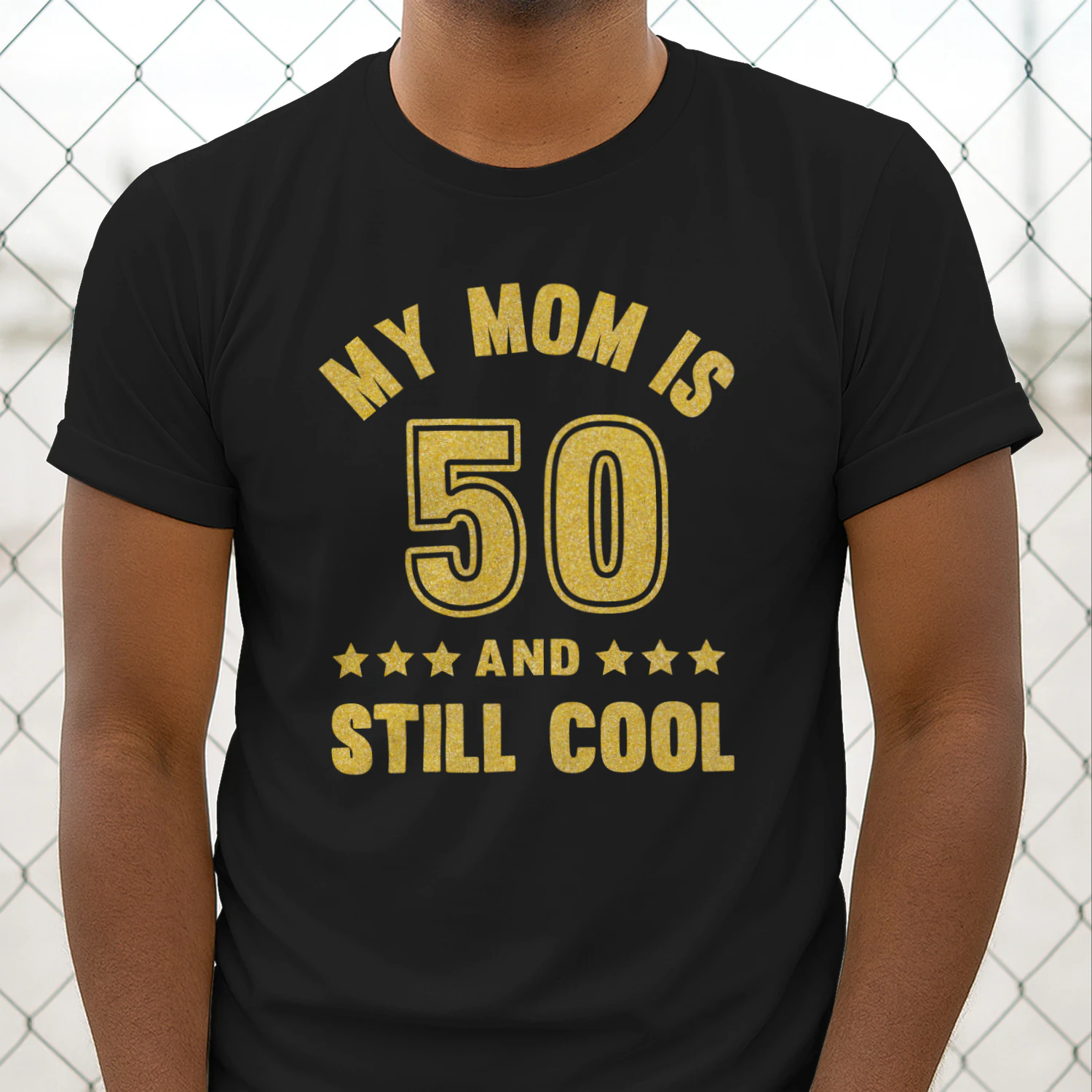 My Mom Is 50 And Still Cool Golden 50th Birthday Mom