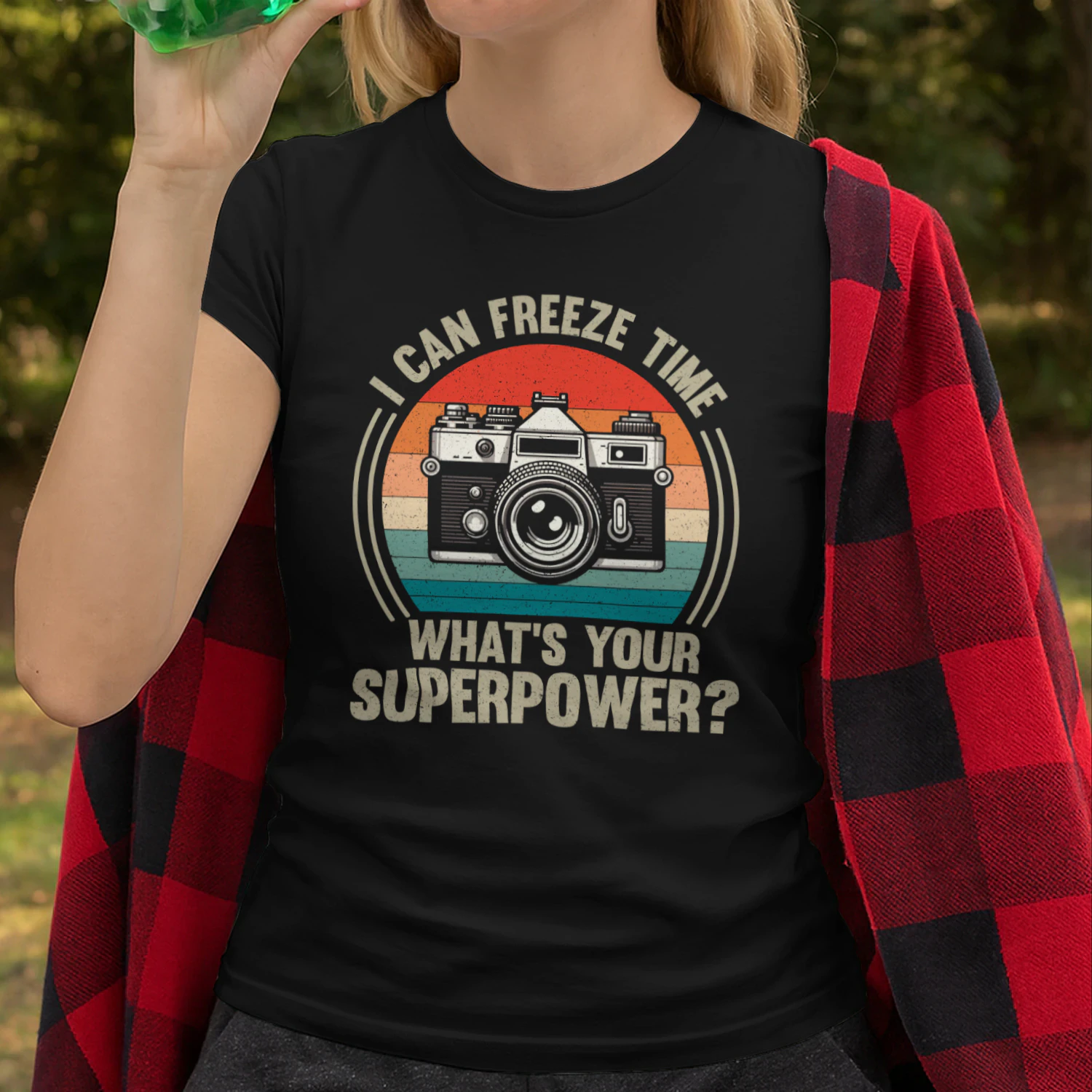 Camera T-Shirt, I Can Freeze Time What's Your Superpower Shirt, Photography Shirts, Photographer Shirt