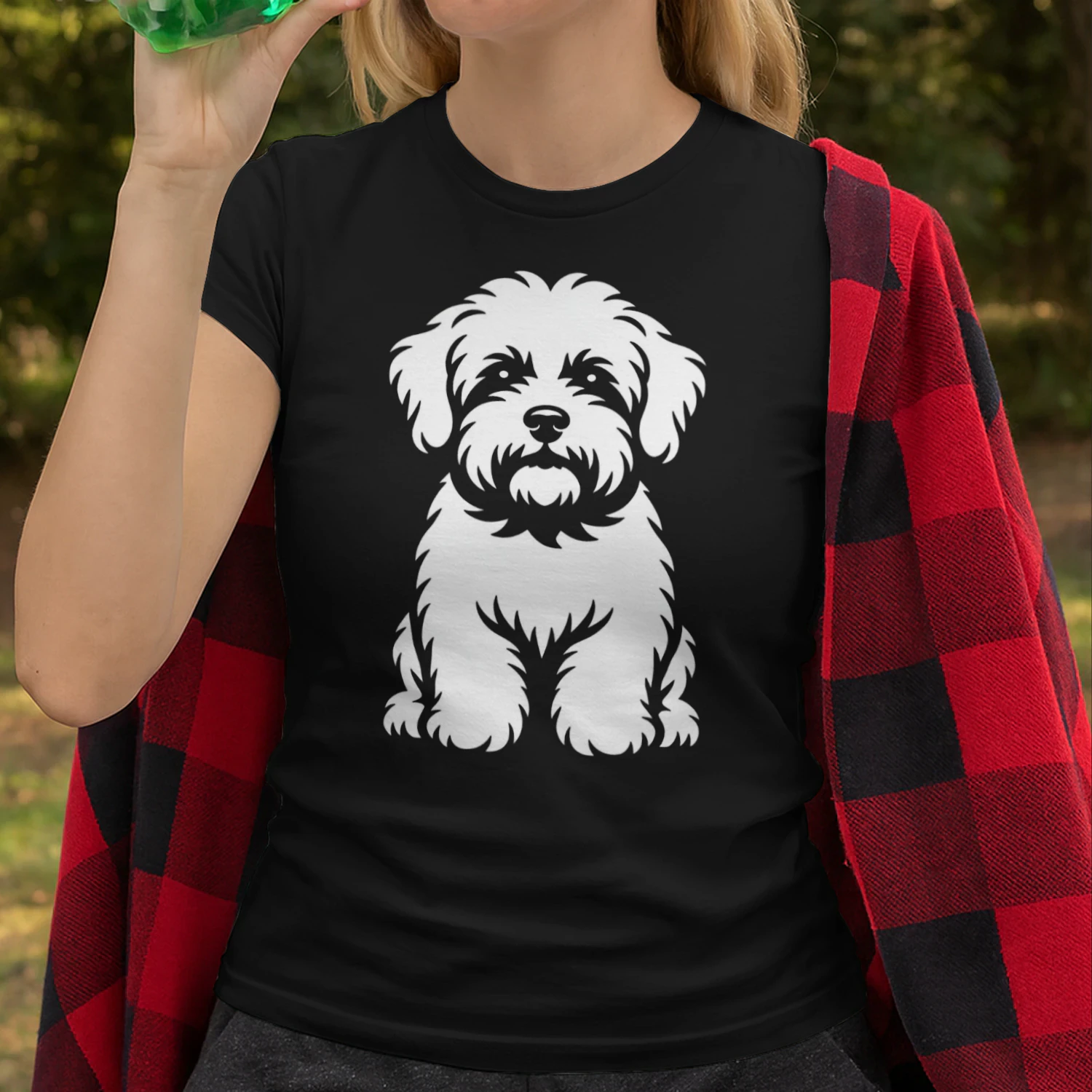 Bichon Frise Line Art, Bichon Frise T-shirt, Bichon Frise Lover Gift, Bichon Frise Owner Gift, Paws Pet shirt