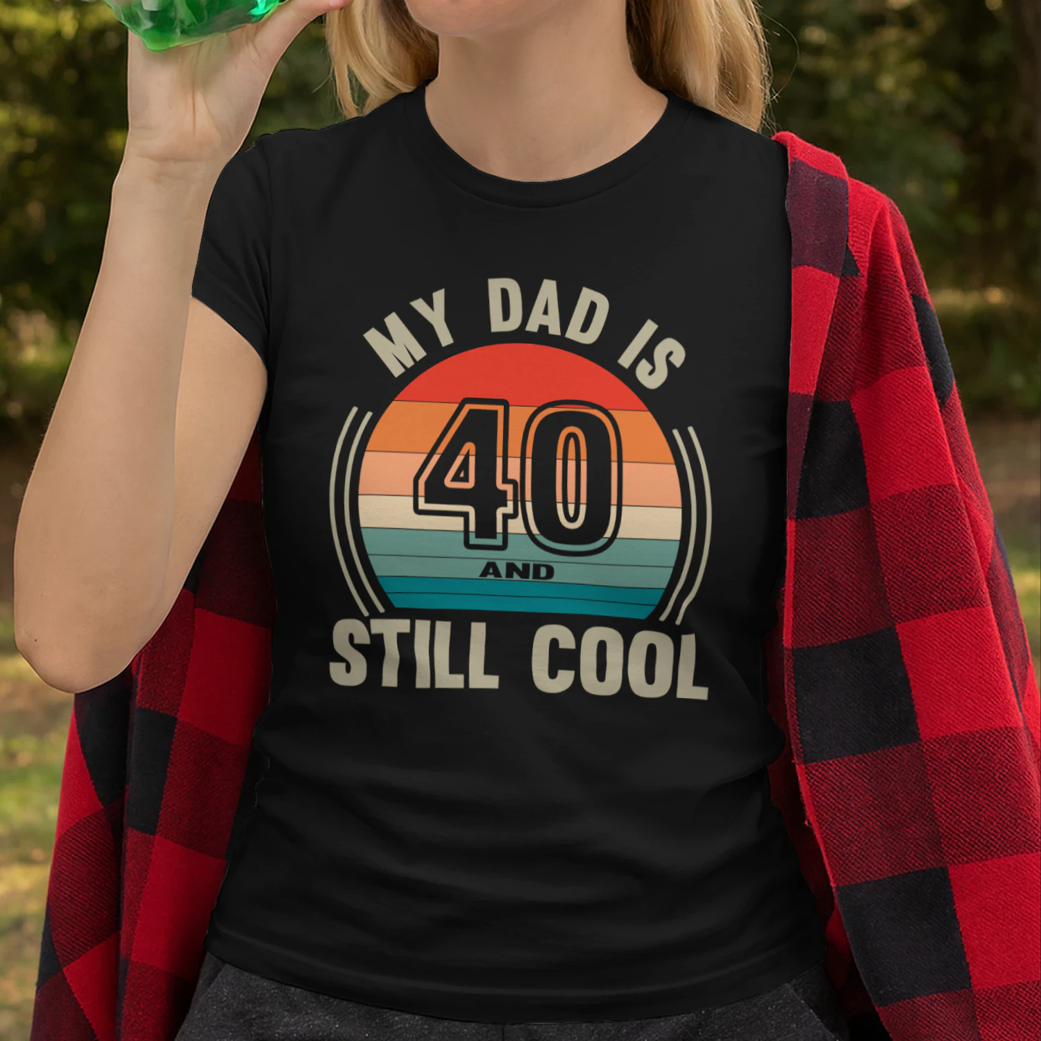 My Dad Is 40 And Still Cool Vintage 40th Birthday Dad T-shirt