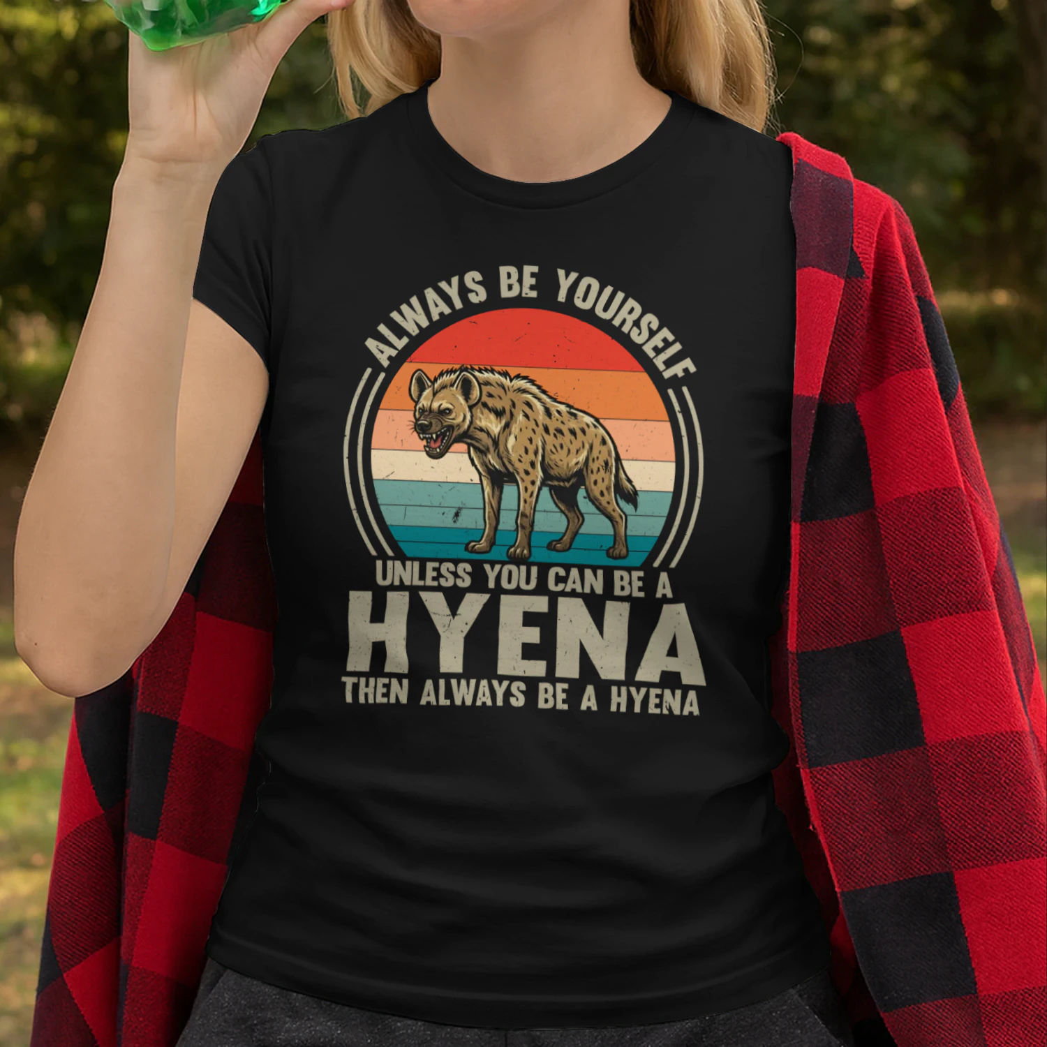 Hyena Shirt, Funny Hyena Lover Gift, Wildlife Animal Tee, African Safari Shirt, Zoo Keeper Gift, Zoologist Gift, Animal Lover T-Shirt