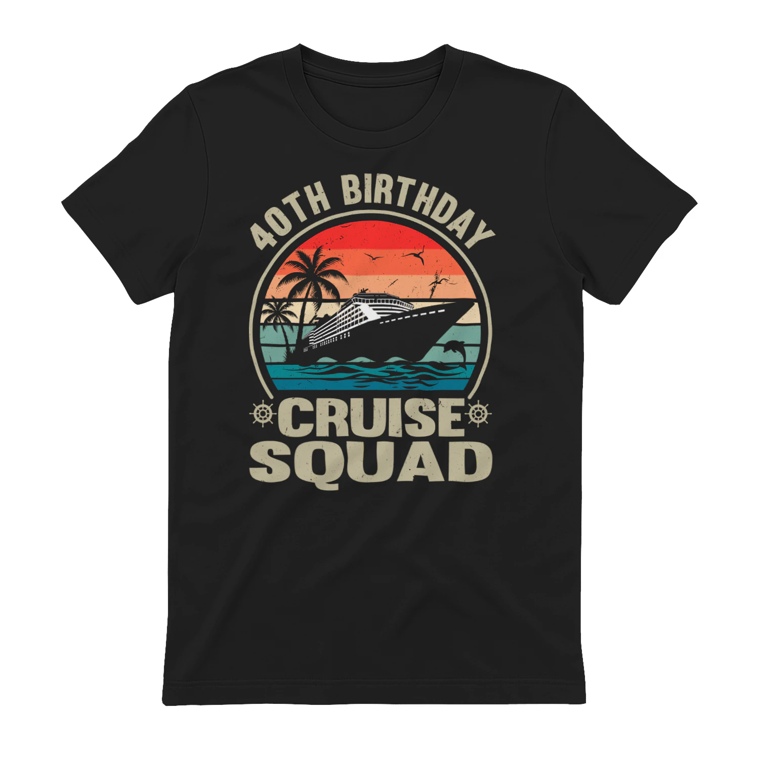 40 Years Old Birthday Cruising T-Shirt