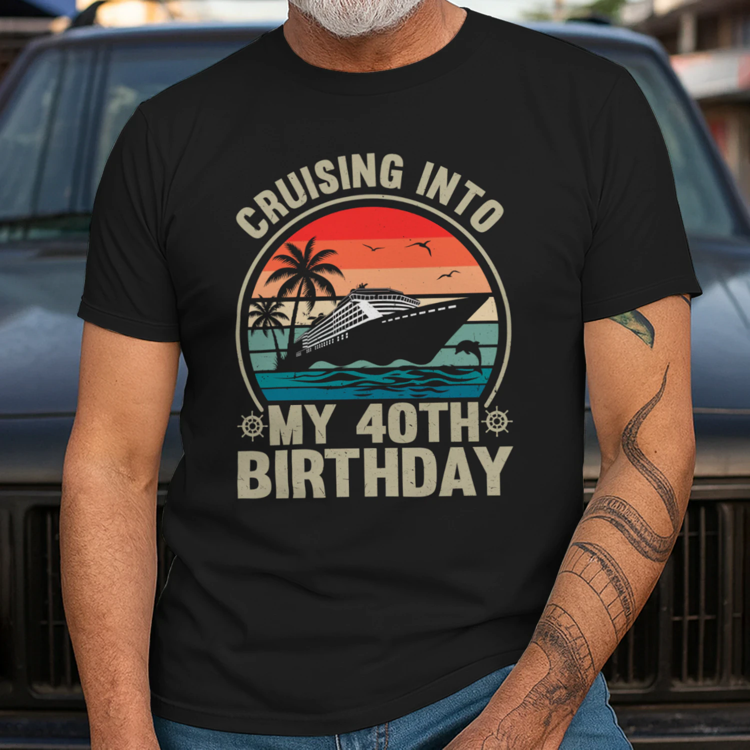 Cruising My Way into My 40 Birthday T-shirt
