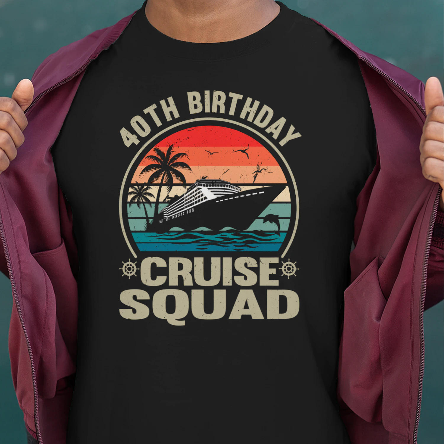 40 Years Old Birthday Cruising T-Shirt