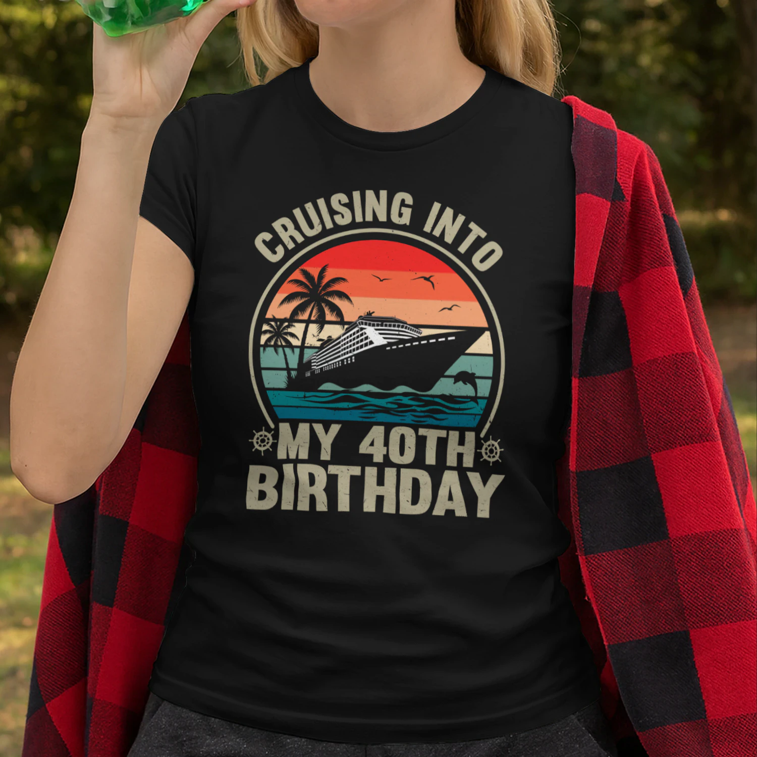 Cruising My Way into My 40 Birthday T-shirt