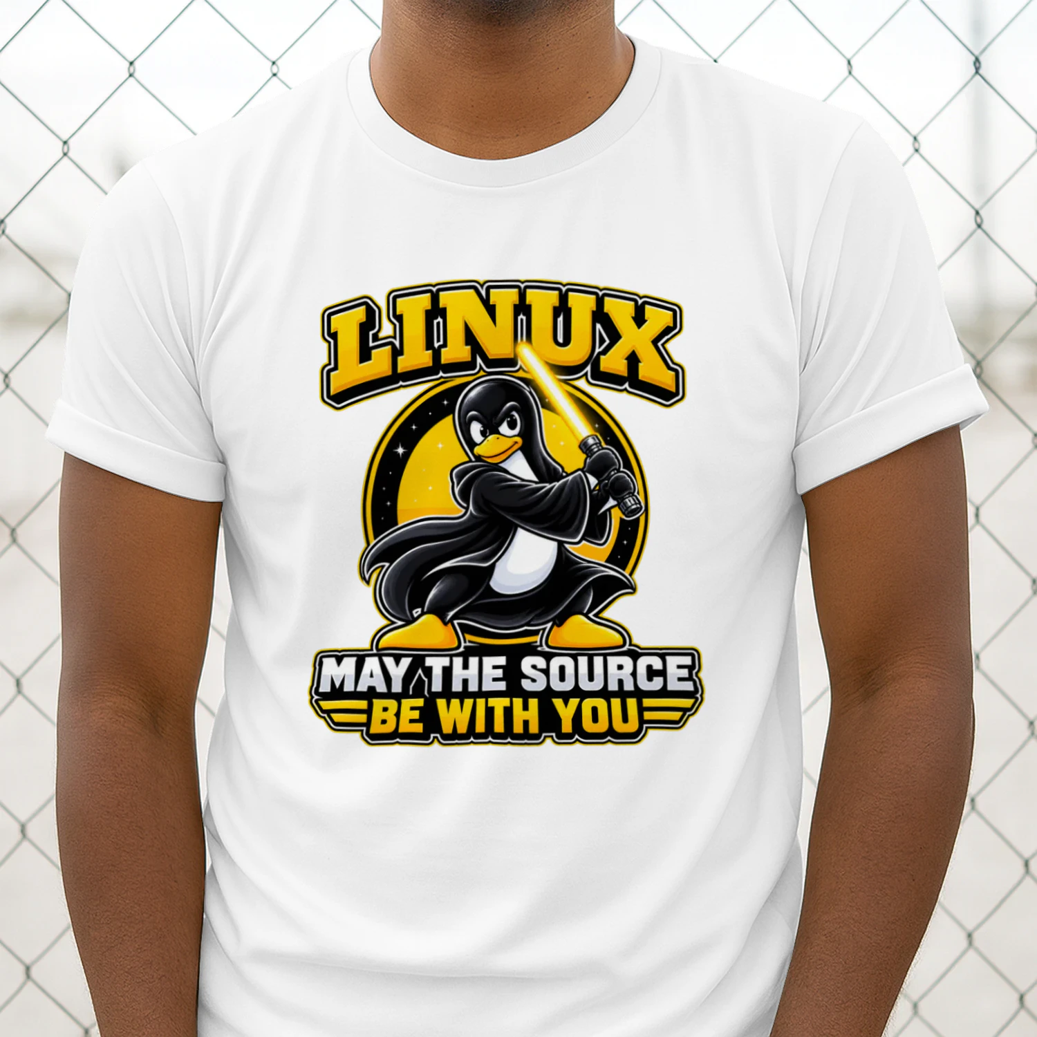 Linux Open Source Open Mind - Tux Penguin T-Shirt