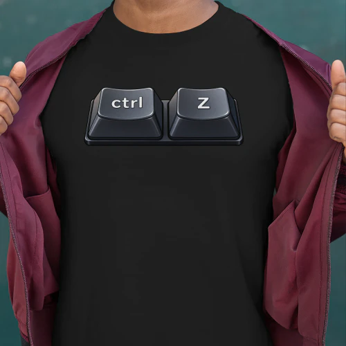 Control Z Undo Keyboard Keys - Graphic T-Shirt