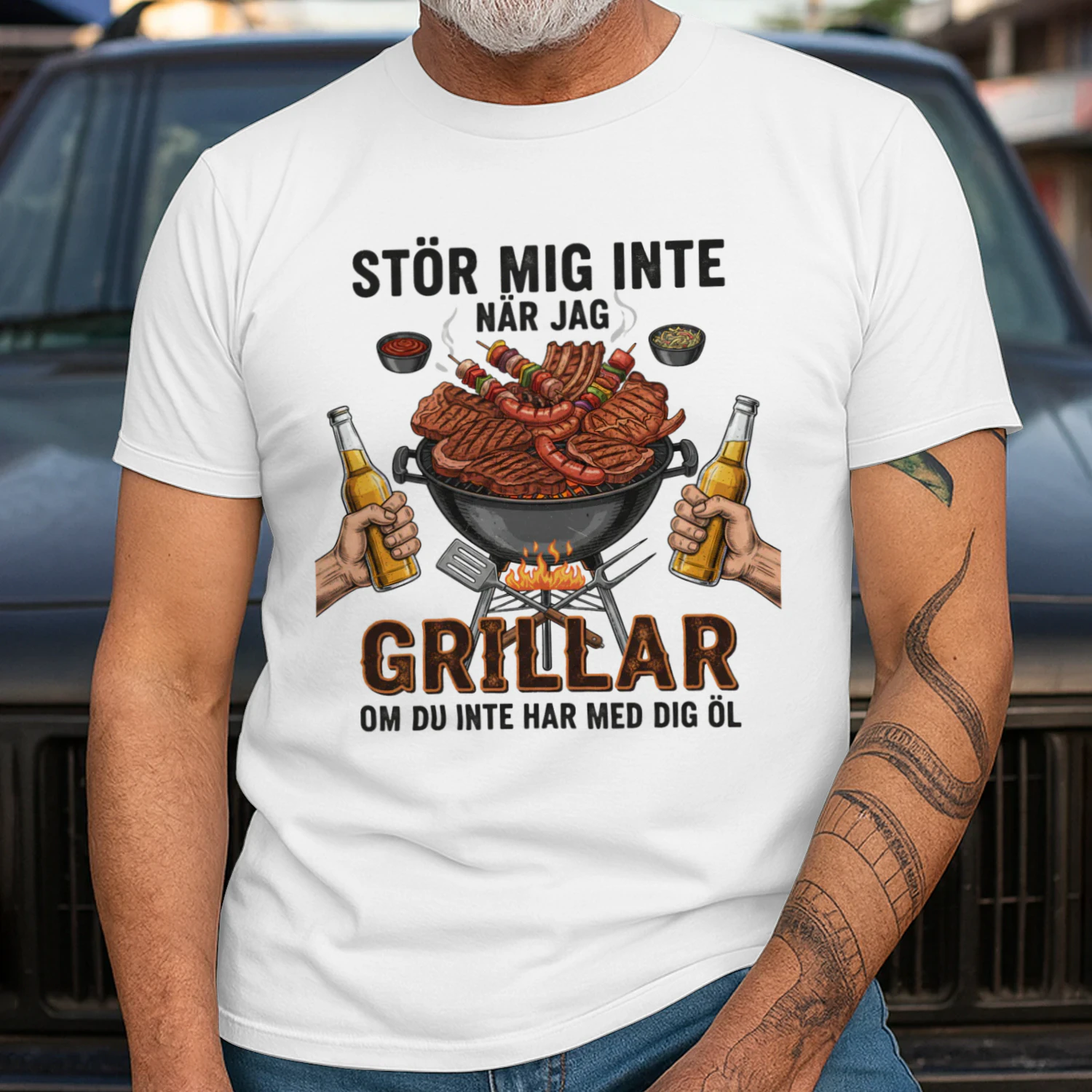 STÖR MIG INTE NÄR JAG GRILLAR OM DU INTE HAR MED DIG ÖL Shirt - LIMITE EDITION 