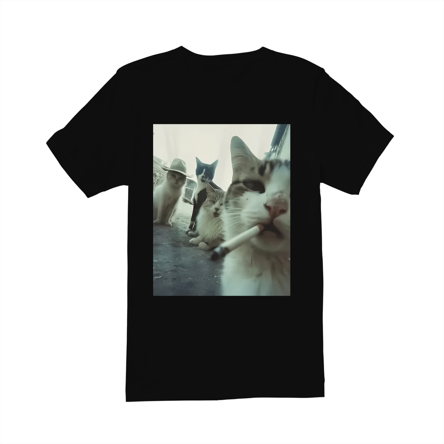 Ken jij iemand die gek is op katten én van humor houdt? 😹 Dan is dit hét perfecte T-shirt! - LIMITE EDITION 
