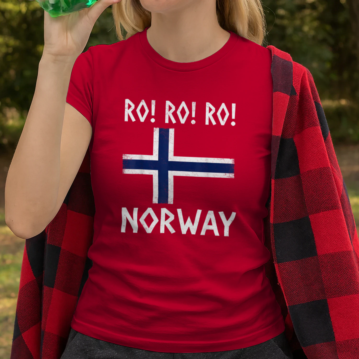 Roeiende Noorse Viking – Noorse Vlag, Cultuur en Trots T-shirt - LIMITE EDITION 