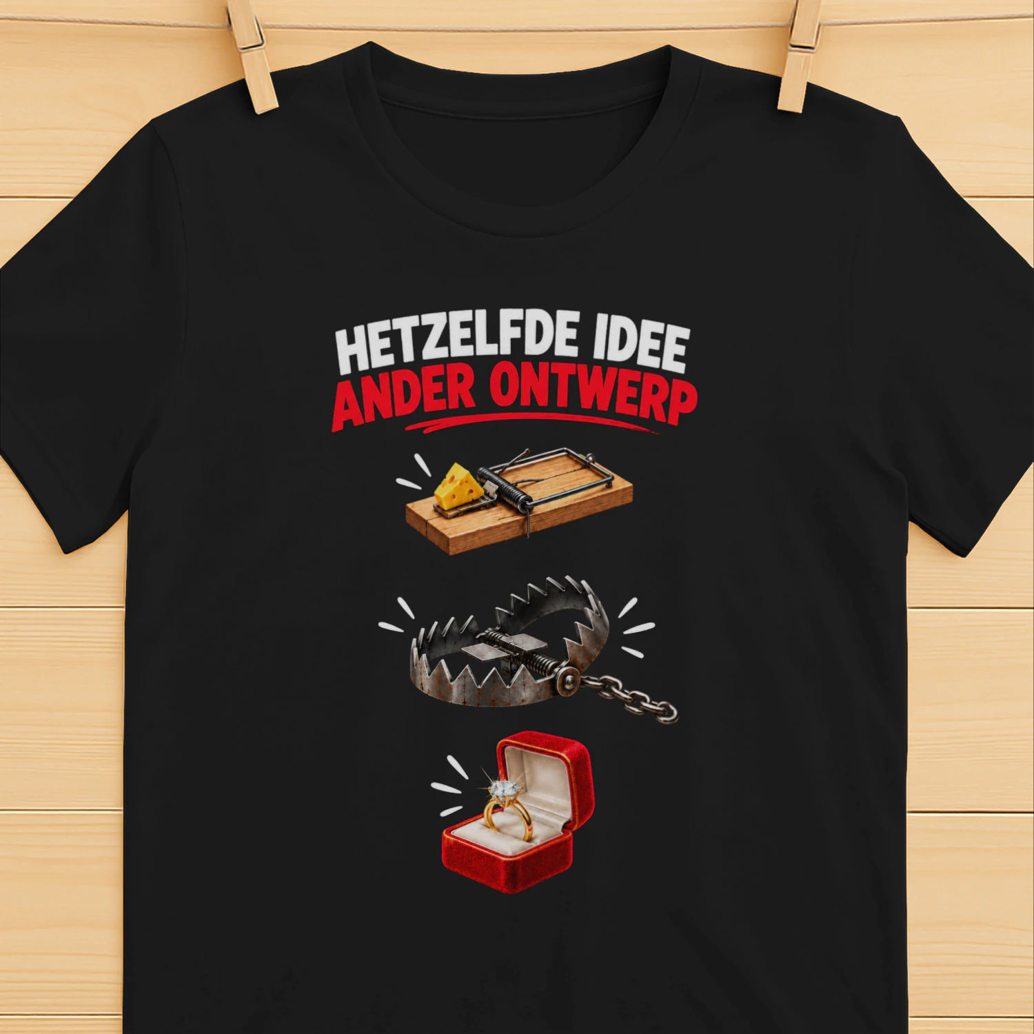 HETZELFDE IDEE ANDER ONTWERP