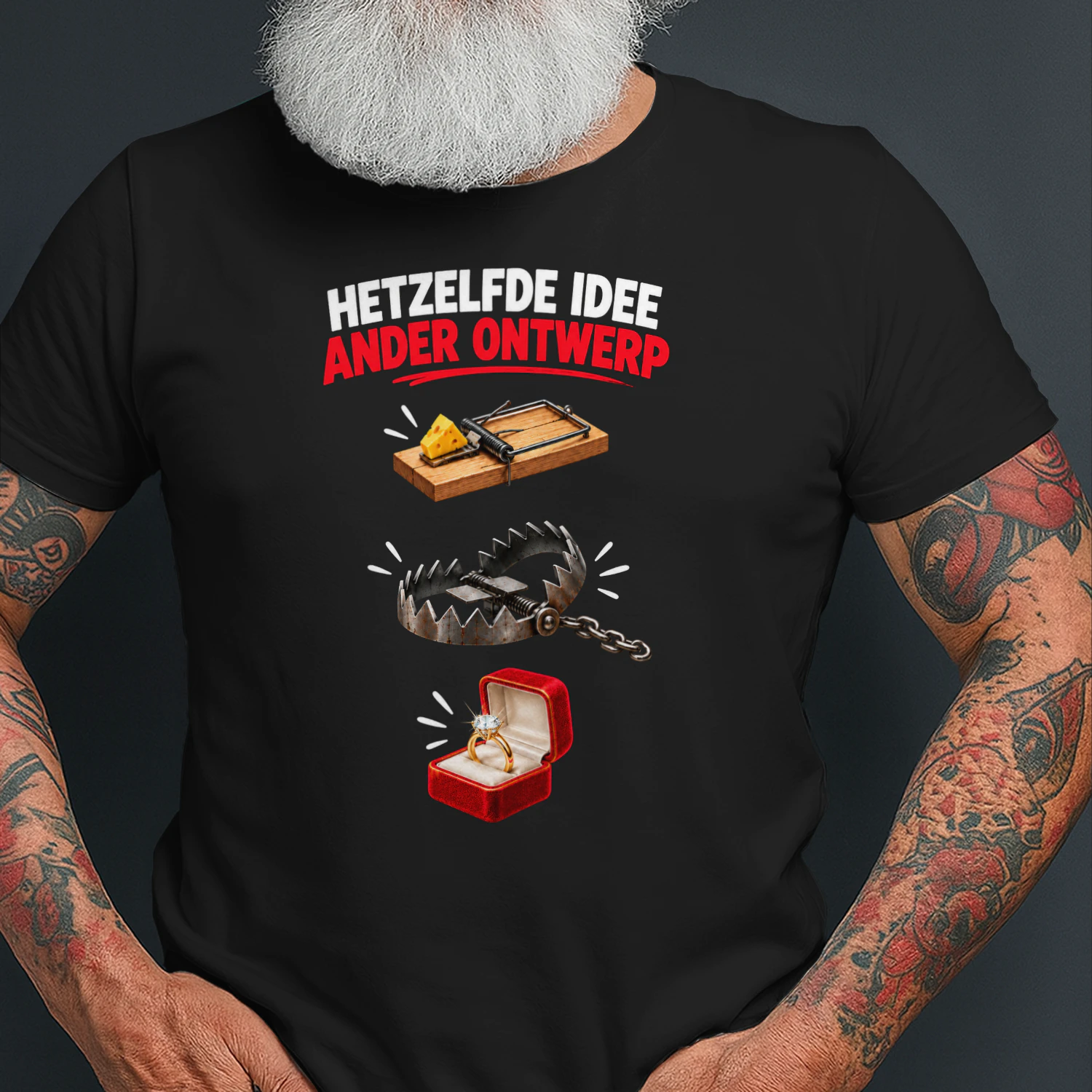 HETZELFDE IDEE ANDER ONTWERP