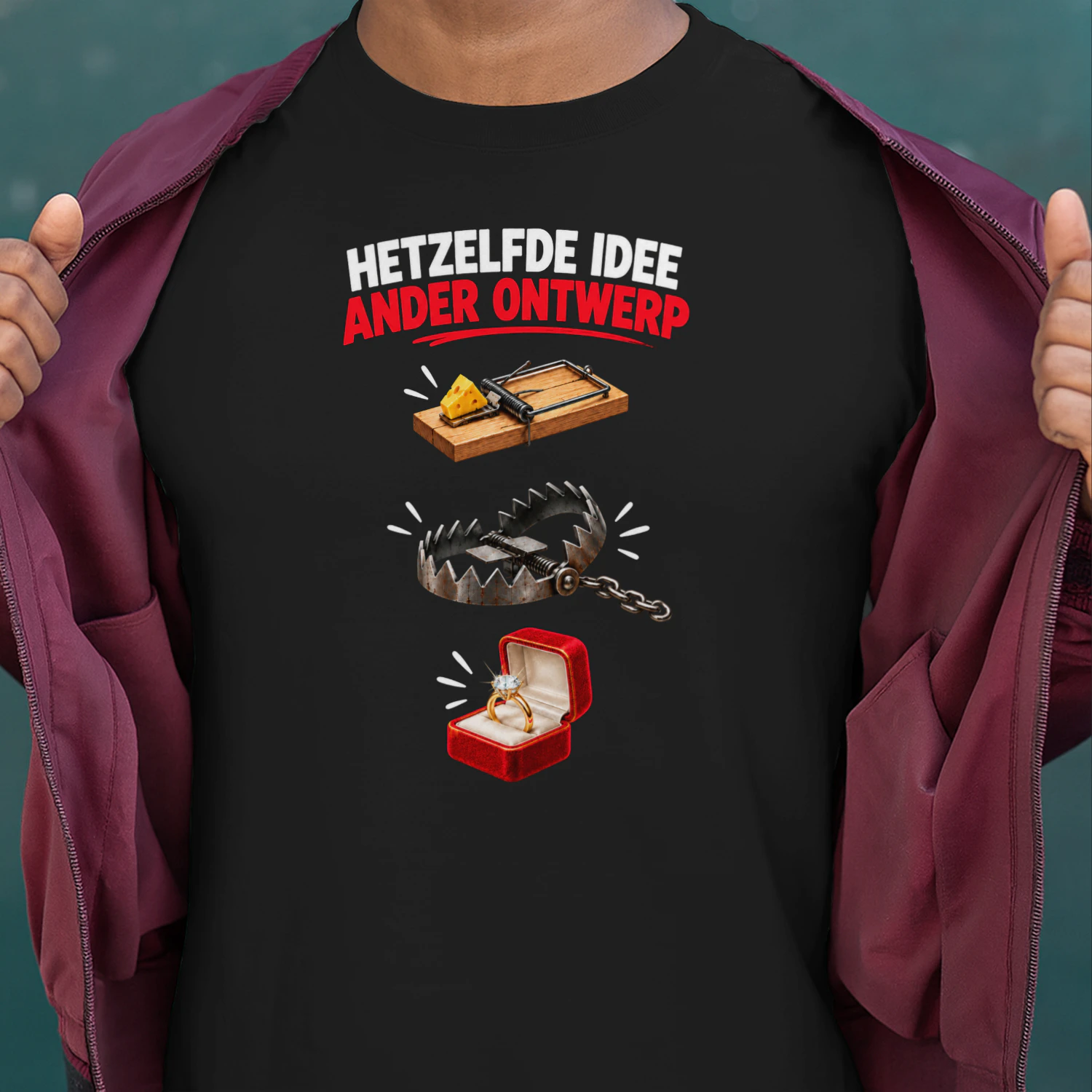 HETZELFDE IDEE ANDER ONTWERP